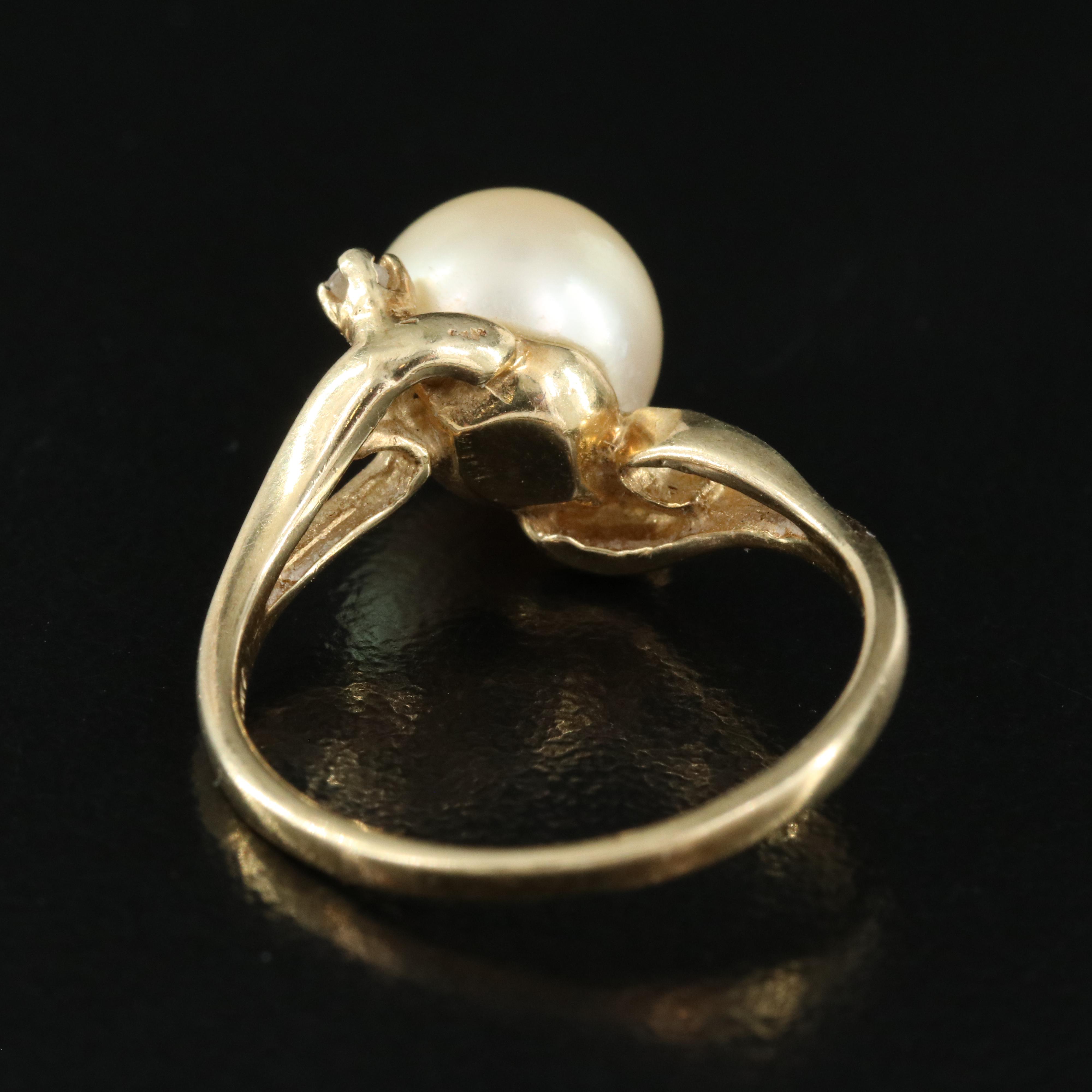 14K Pearl Ring
