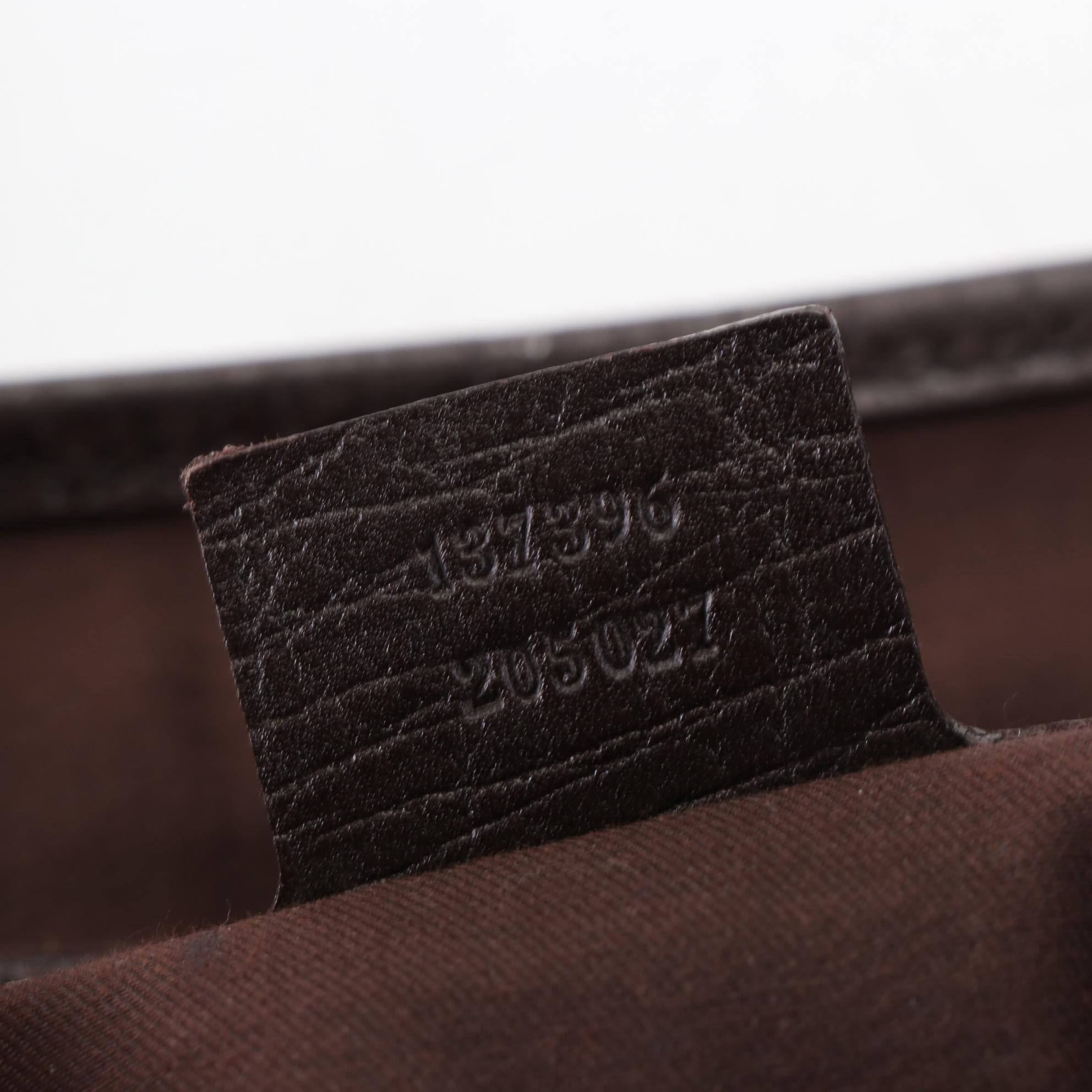 Gucci Jolicoeur Tote in GG Canvas and Leather Trim with Web Stripe Detail