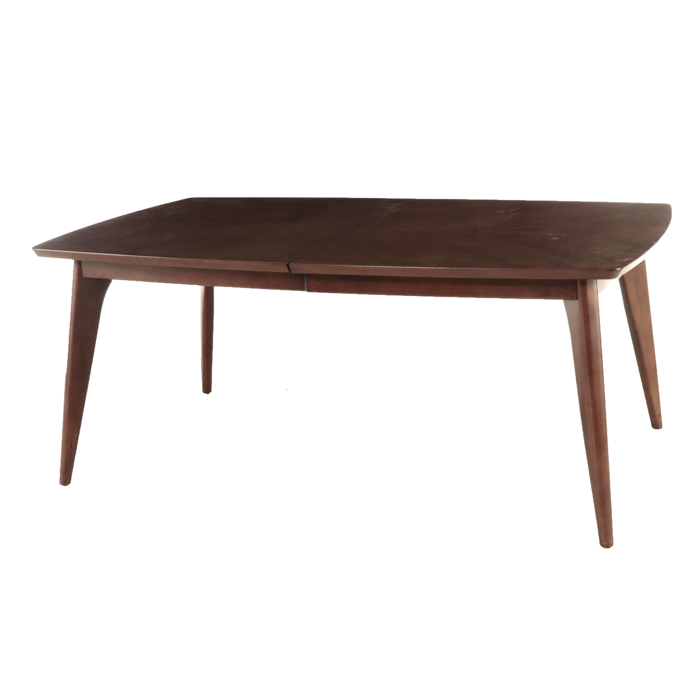 Pulaski Furniture "Modern Harmony" Walnut-Stained Extending Dining Table