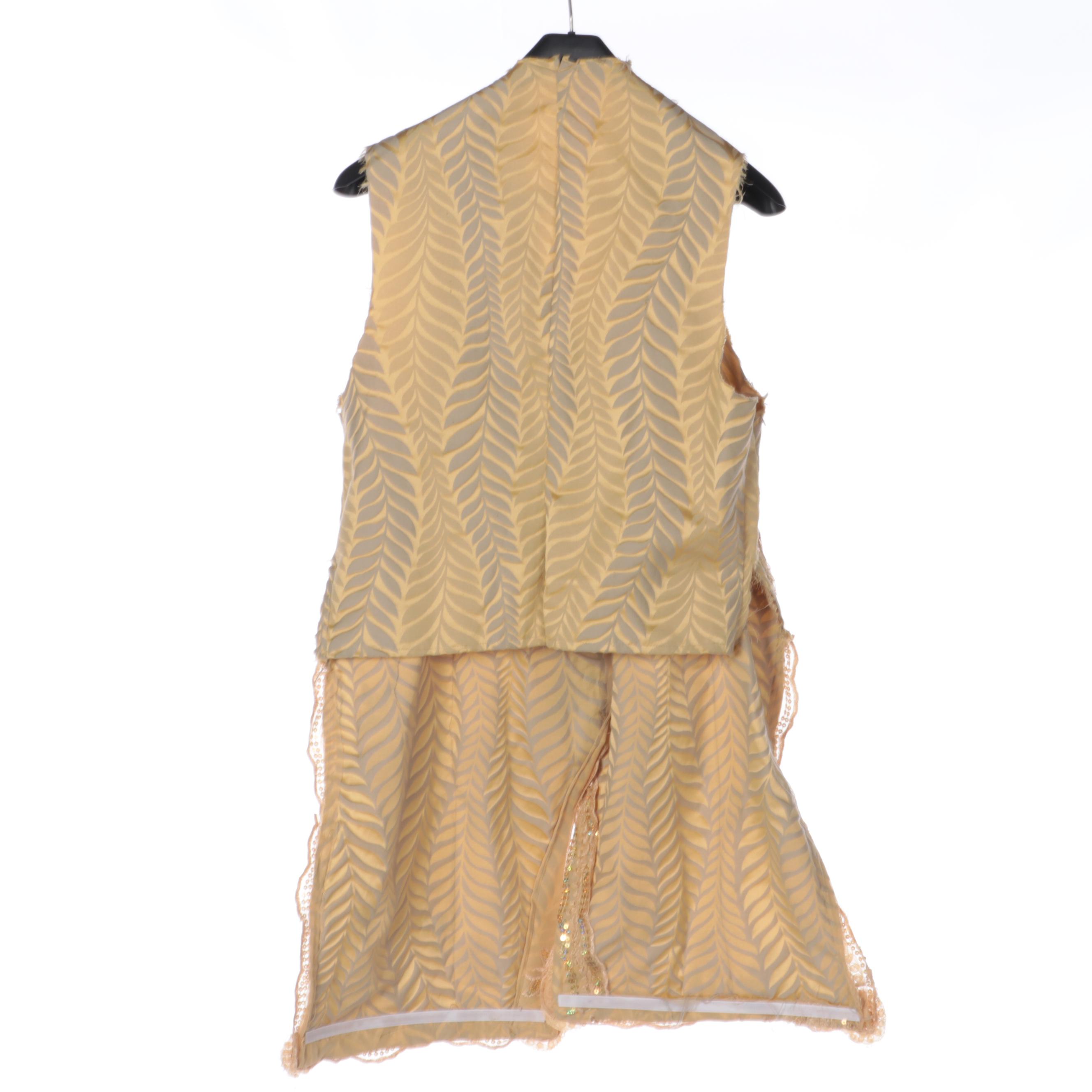 Handmade King Louis XVI Costume with Wig, Scepter, and More