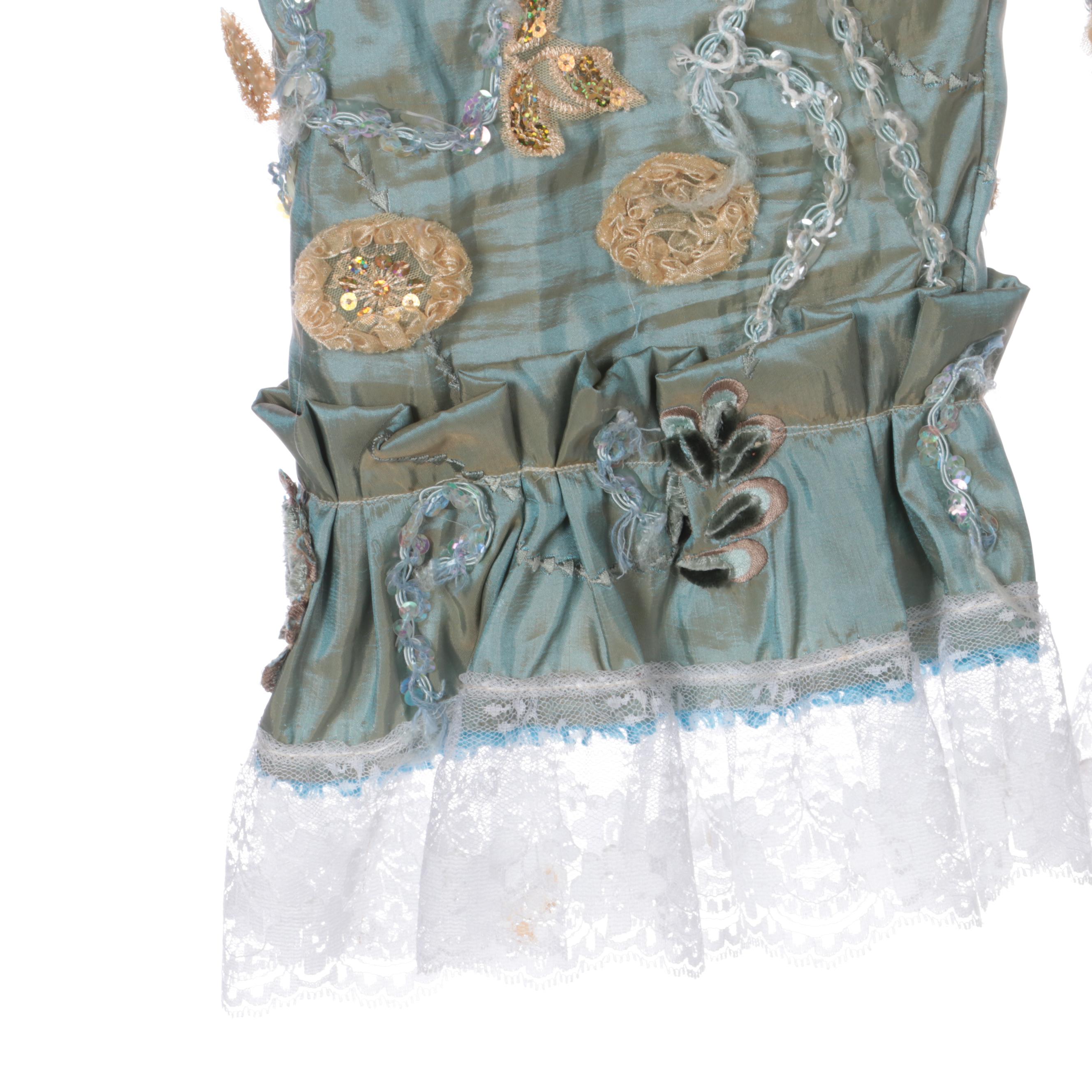 Handmade King Louis XVI Costume with Wig, Scepter, and More