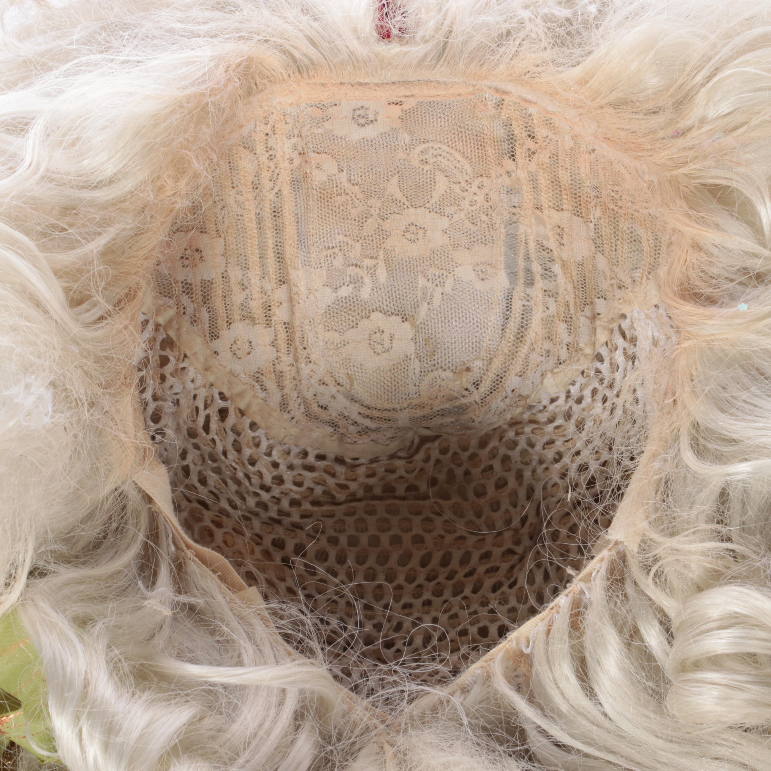 Handmade King Louis XVI Costume with Wig, Scepter, and More