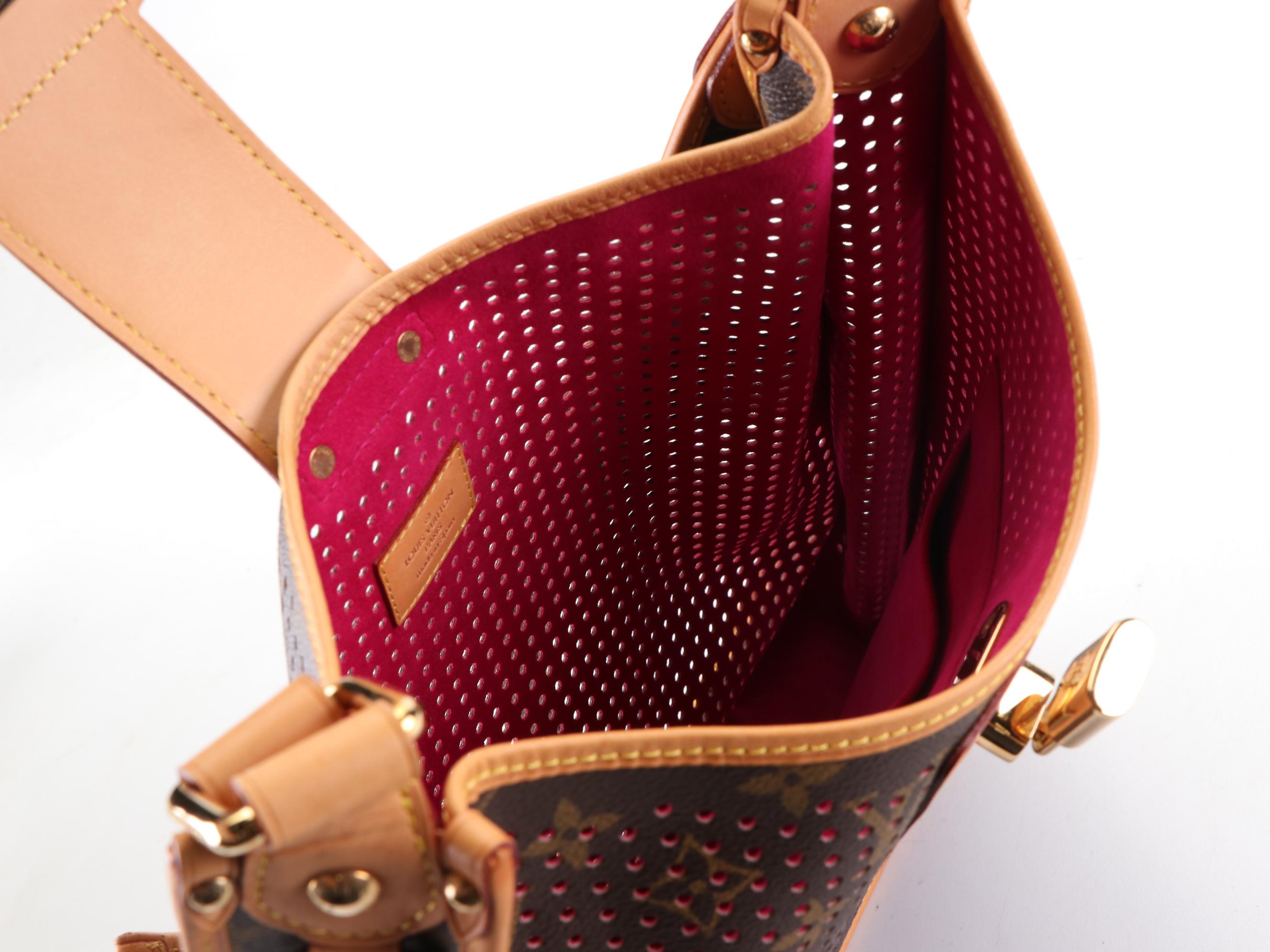 Louis Vuitton Limited Edition Musette Bag in Perforated Monogram Canvas