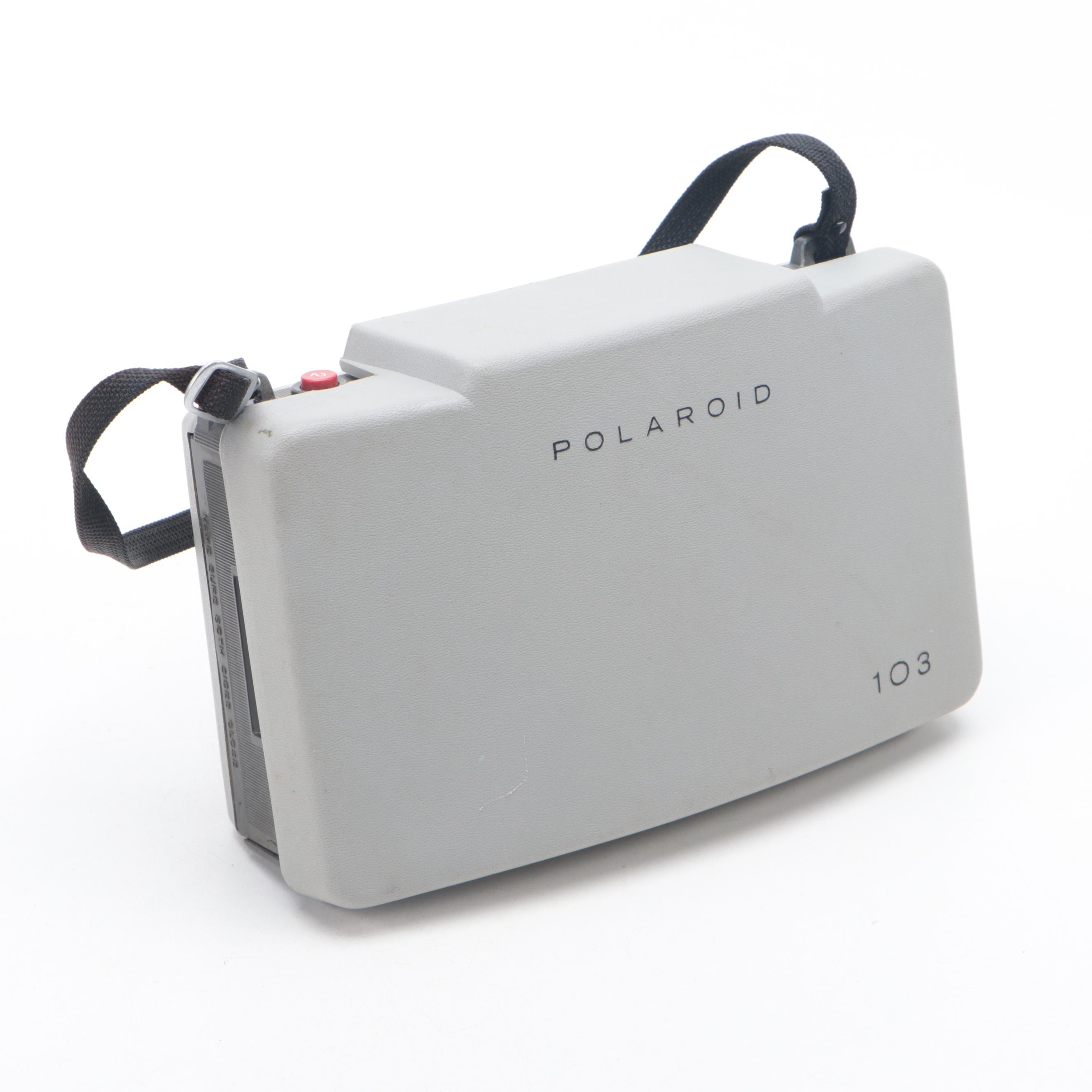 Polaroid Land Camera 103 With and Kodak Pony and Flashbulbs, Accessories