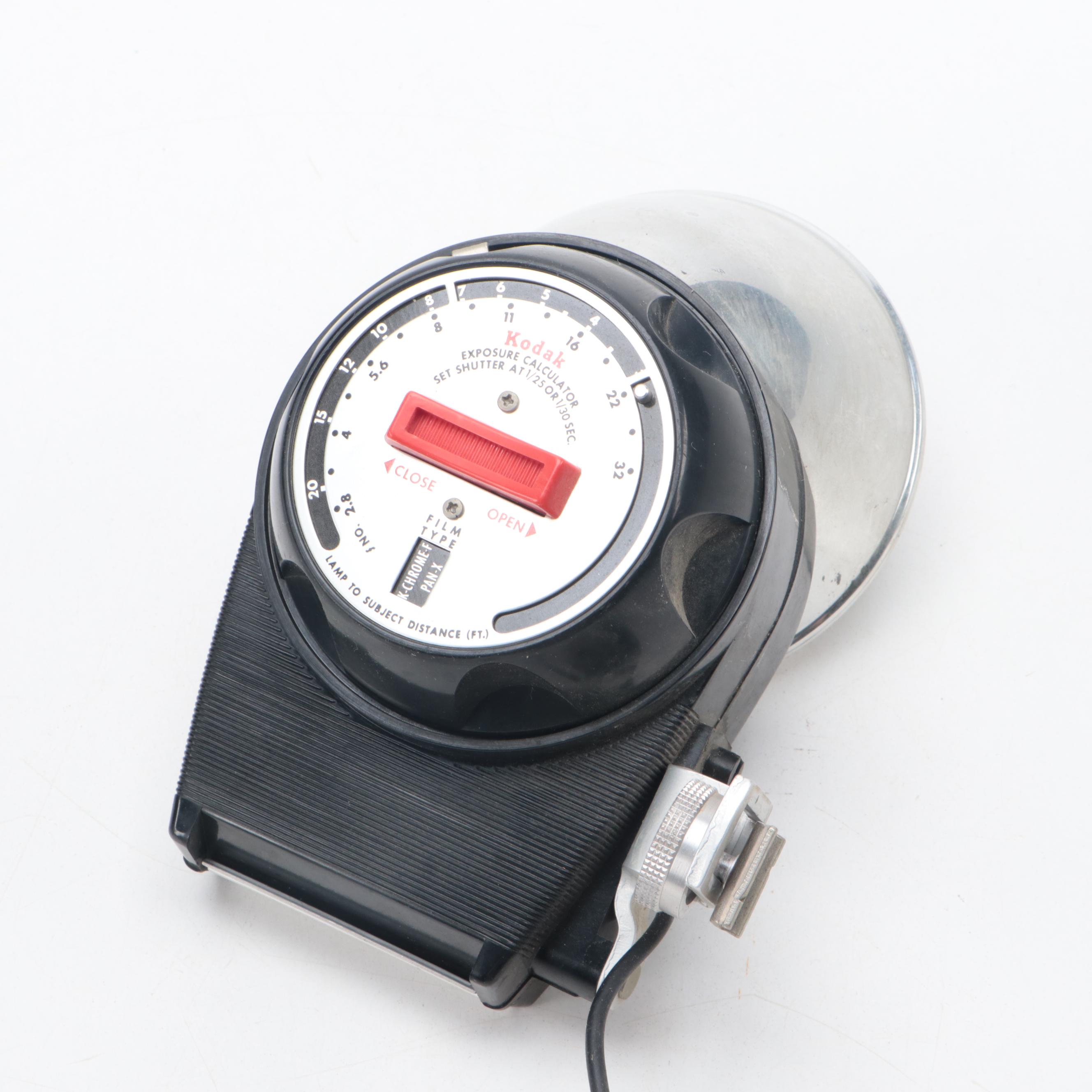 Polaroid Land Camera 103 With and Kodak Pony and Flashbulbs, Accessories