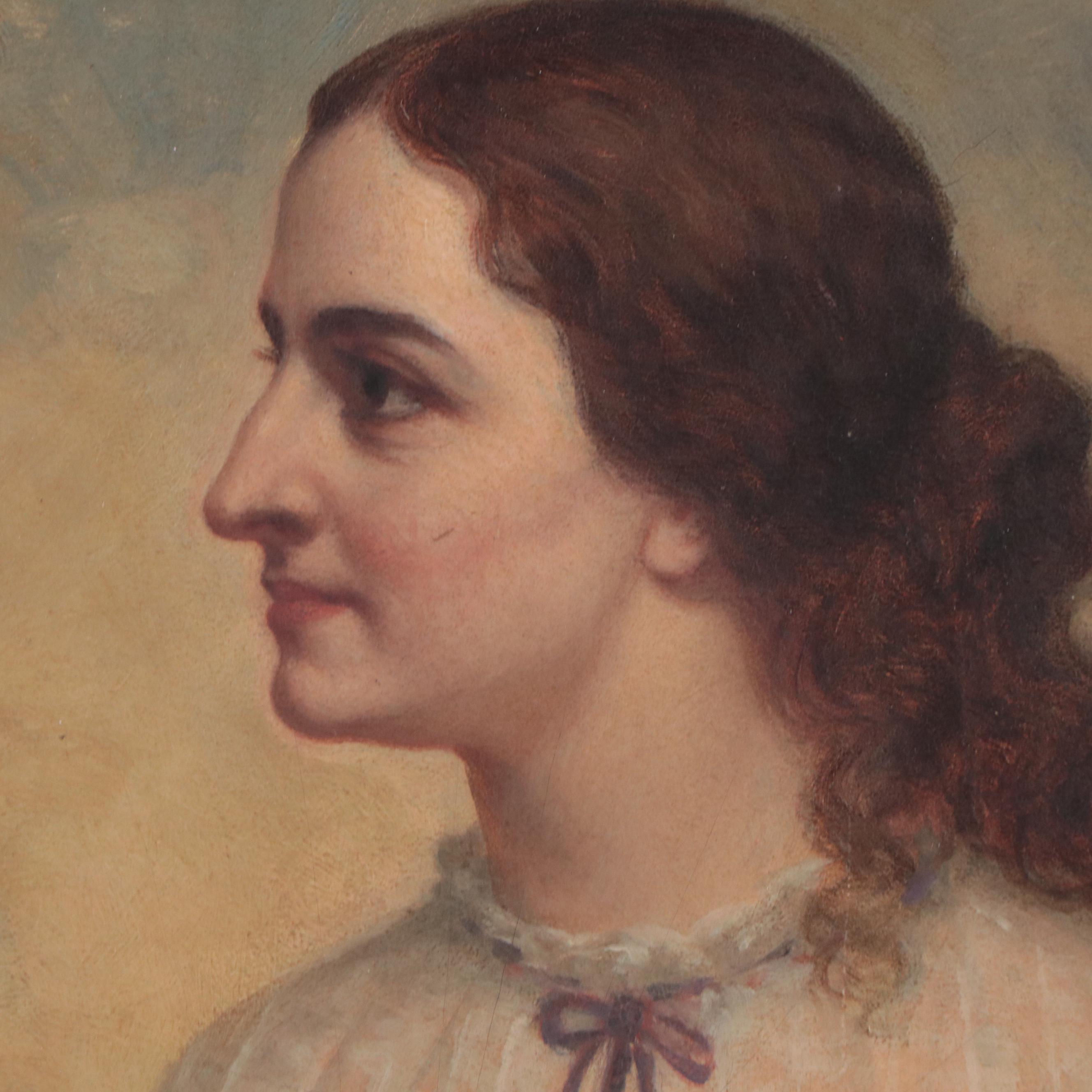 Portrait Oil Painting of Woman