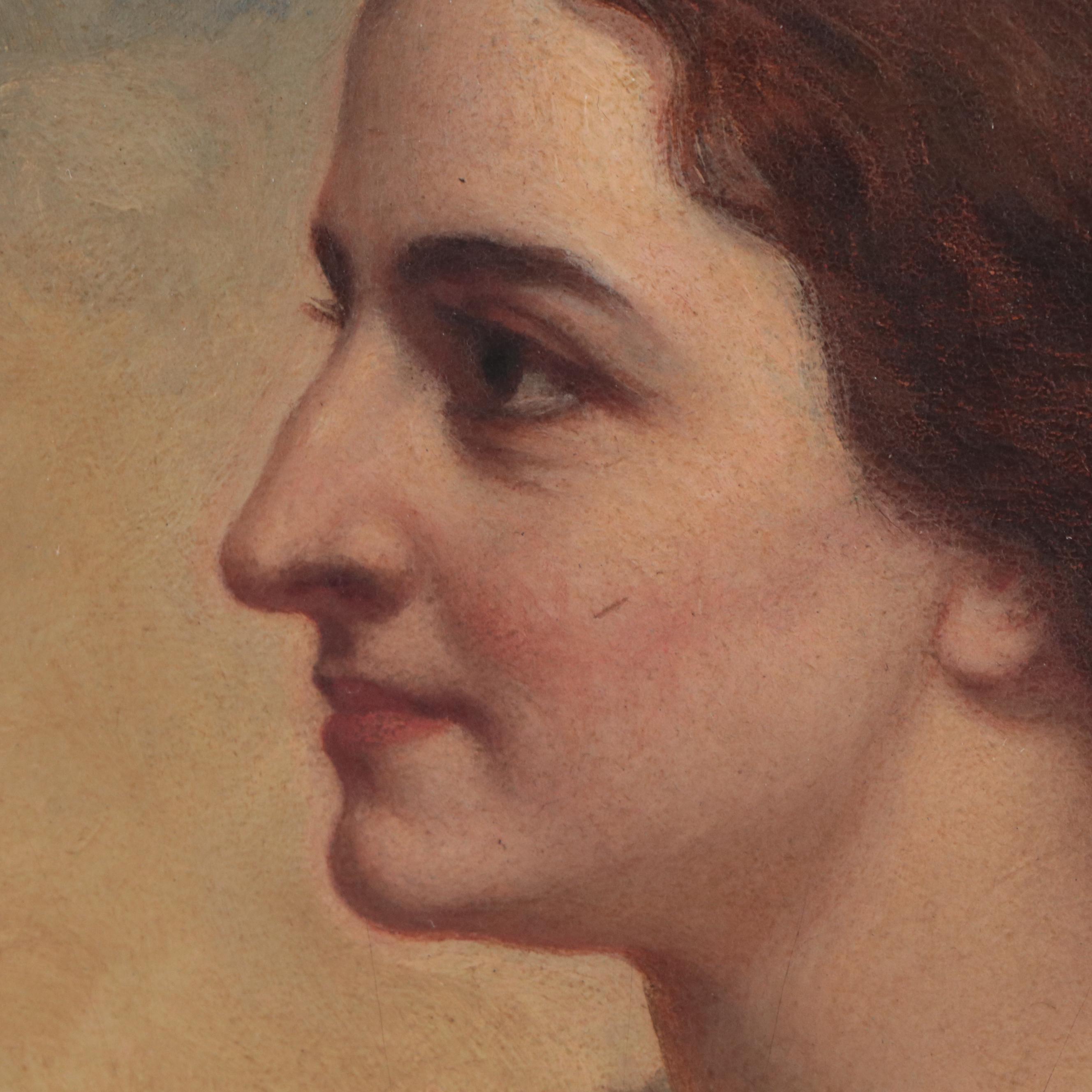 Portrait Oil Painting of Woman