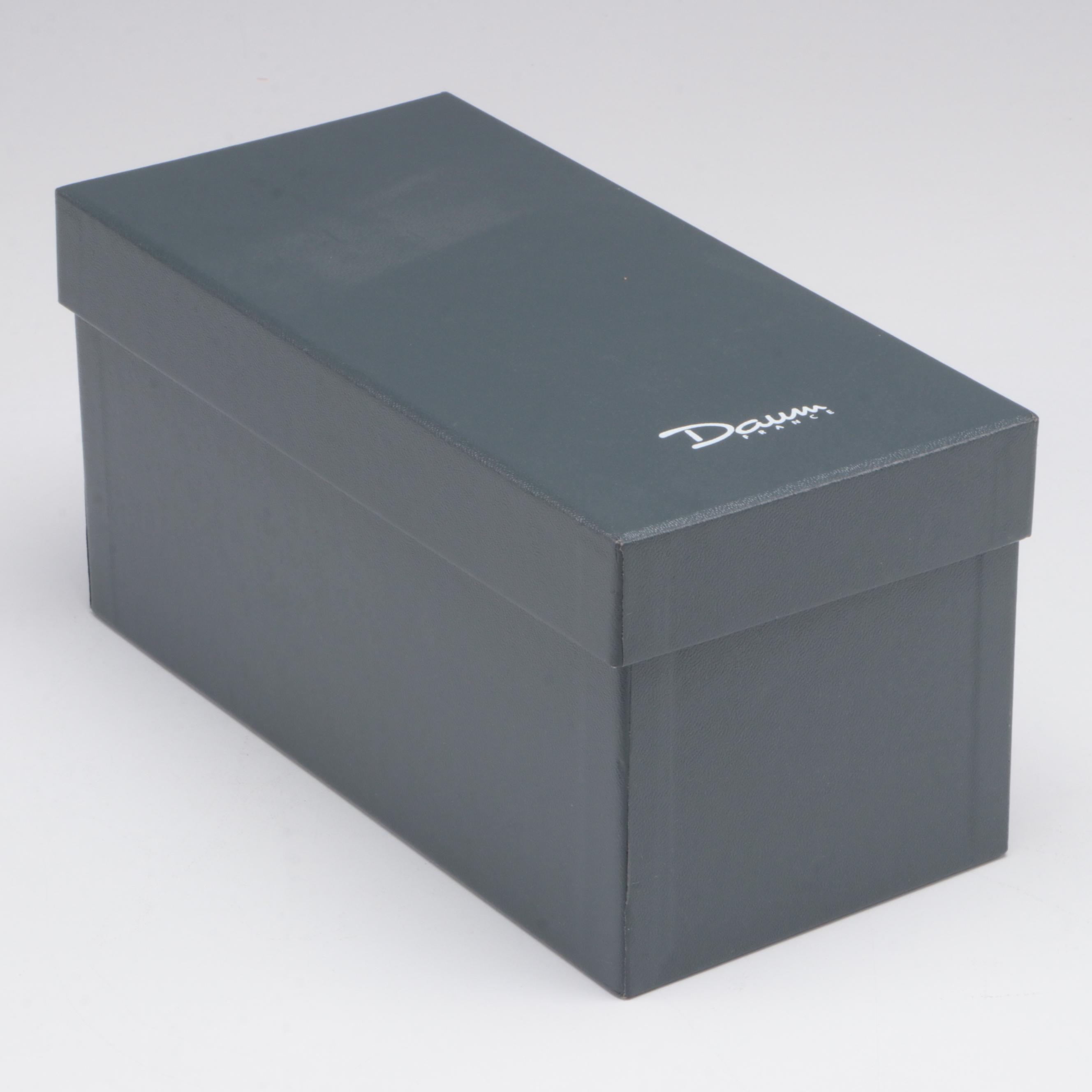 Daum Pate de Verre Butterfly Perfume Bottle with Box