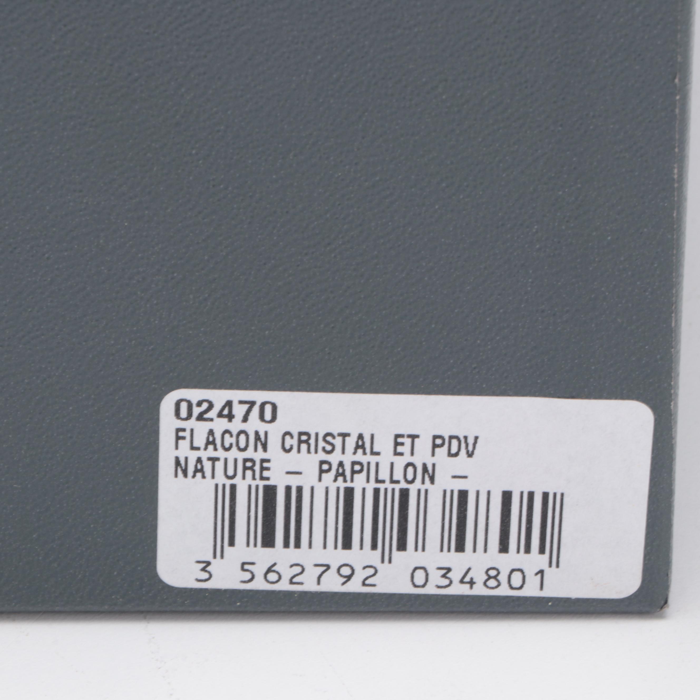 Daum Pate de Verre Butterfly Perfume Bottle with Box