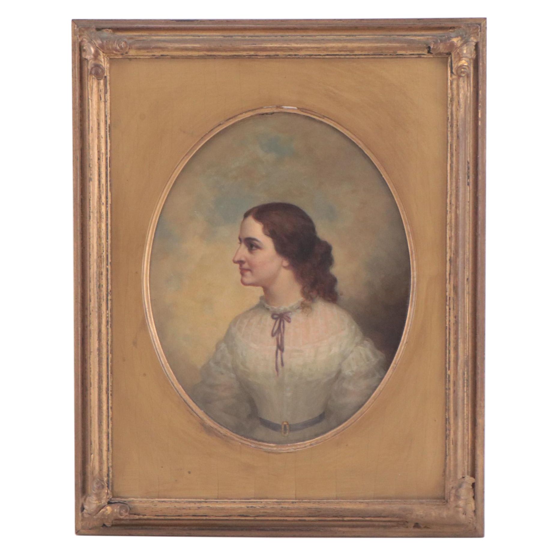 Portrait Oil Painting of Woman