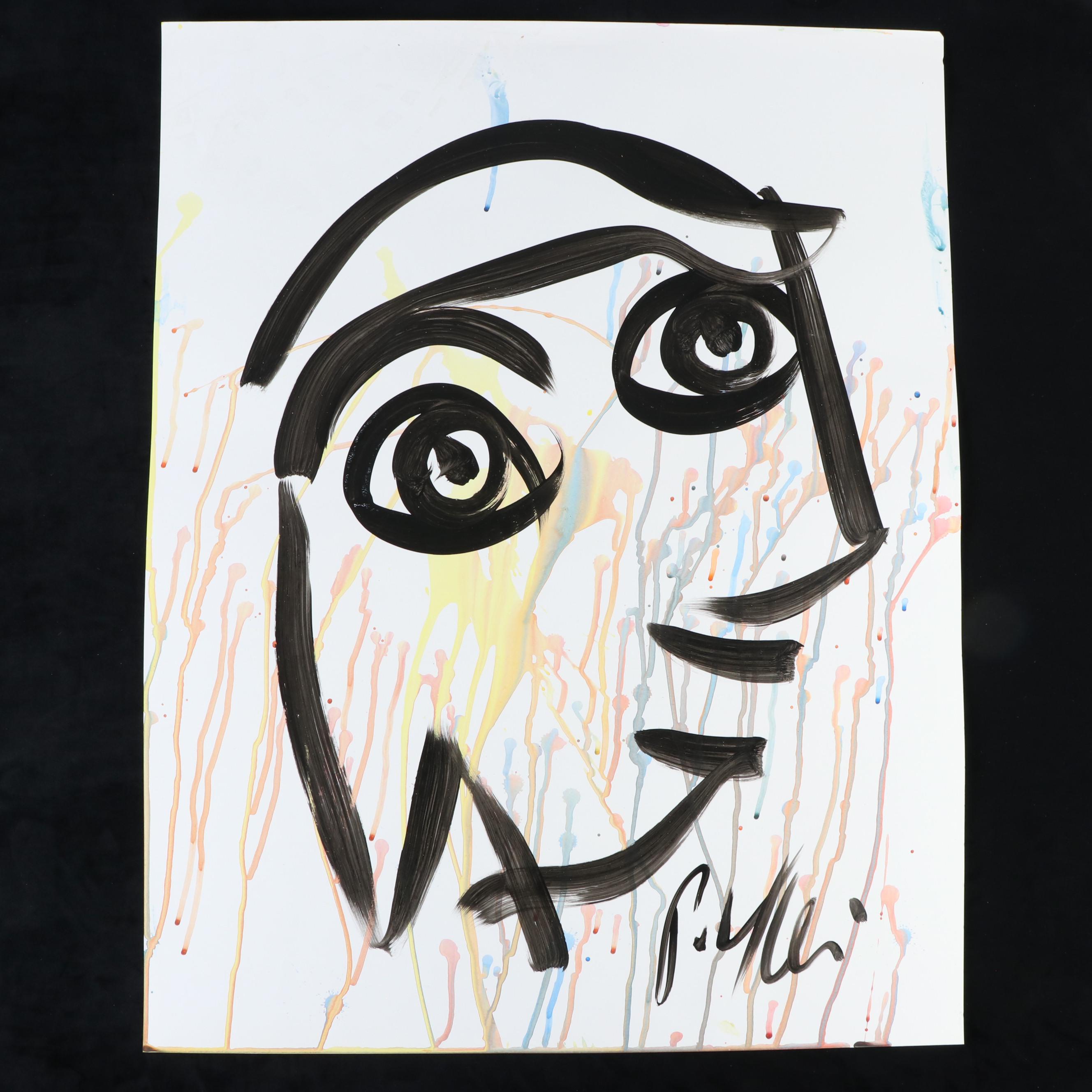 Peter Keil Abstract Acrylic Portrait