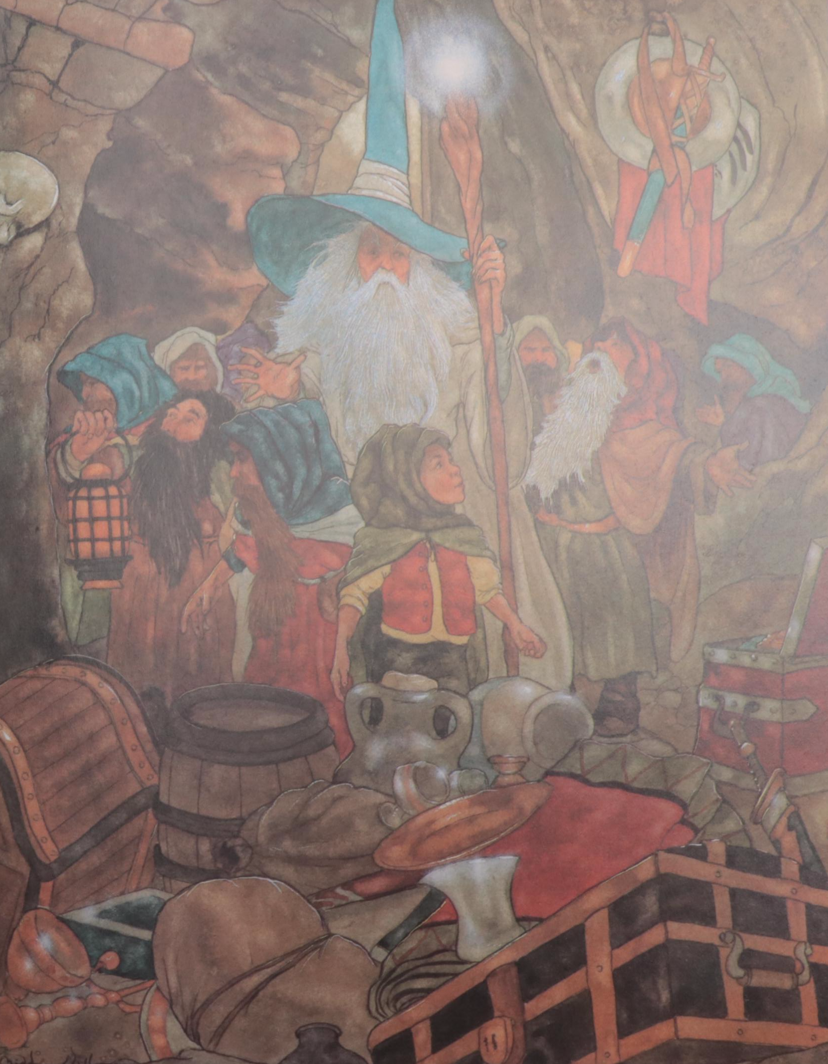 First Illustrated Edition "The Hobbit" by J. R. R. Tolkien, 1984