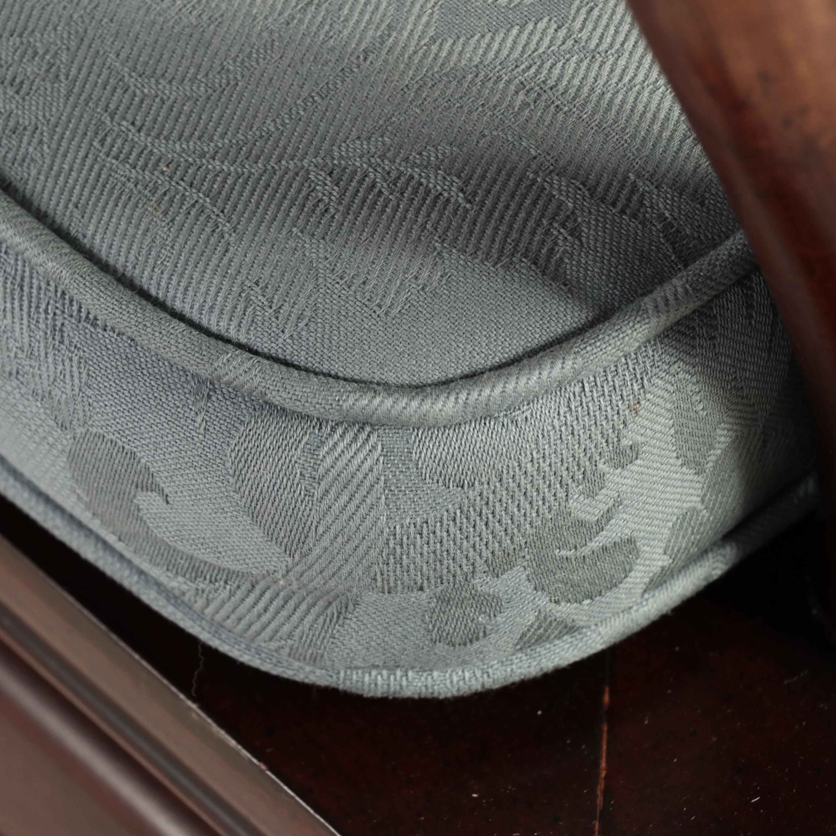 Henredon Chinese Style Hardwood Extension Dining Table and Six Chairs