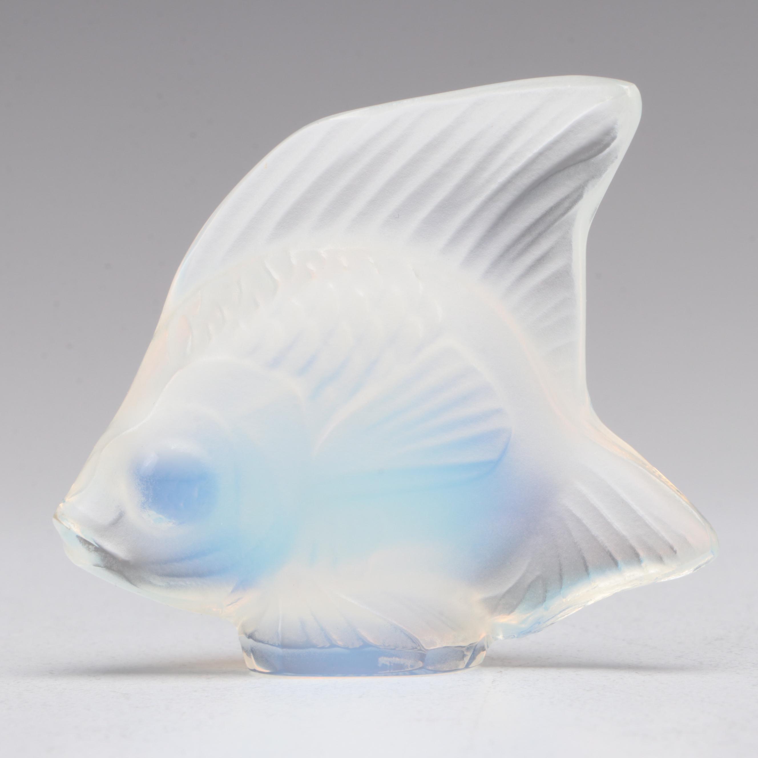 Lalique Crystal Fish Figurines