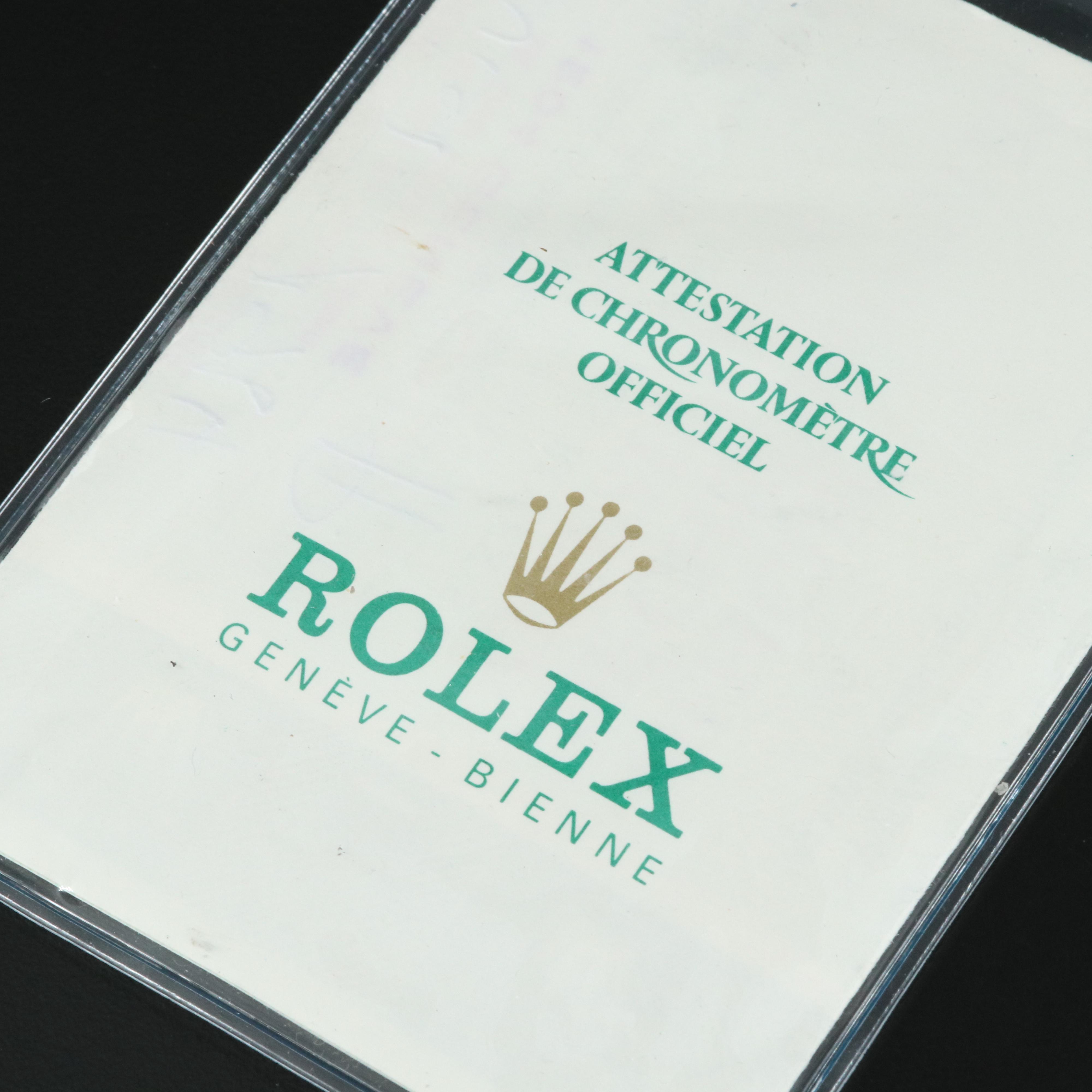 1982 Rolex Custom Diamond Dial Datejust Watch