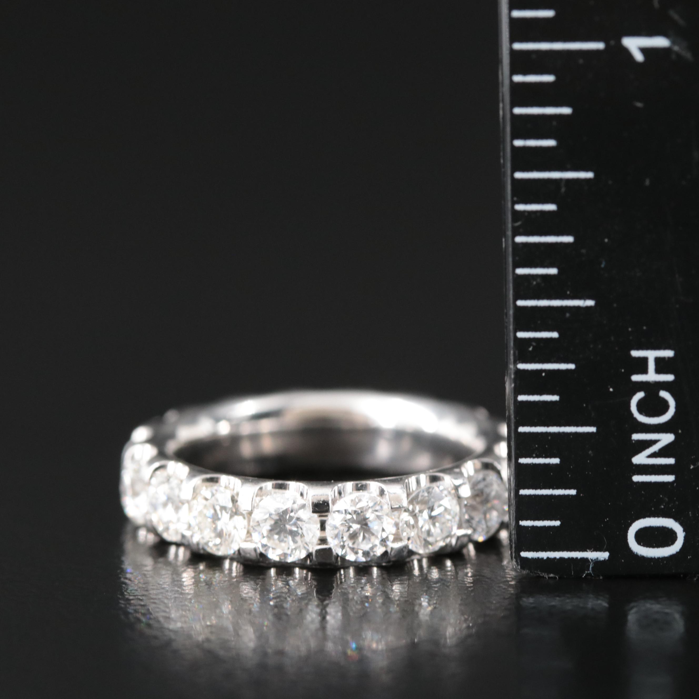 Platinum 2.63 CTW Diamond Eternity Band