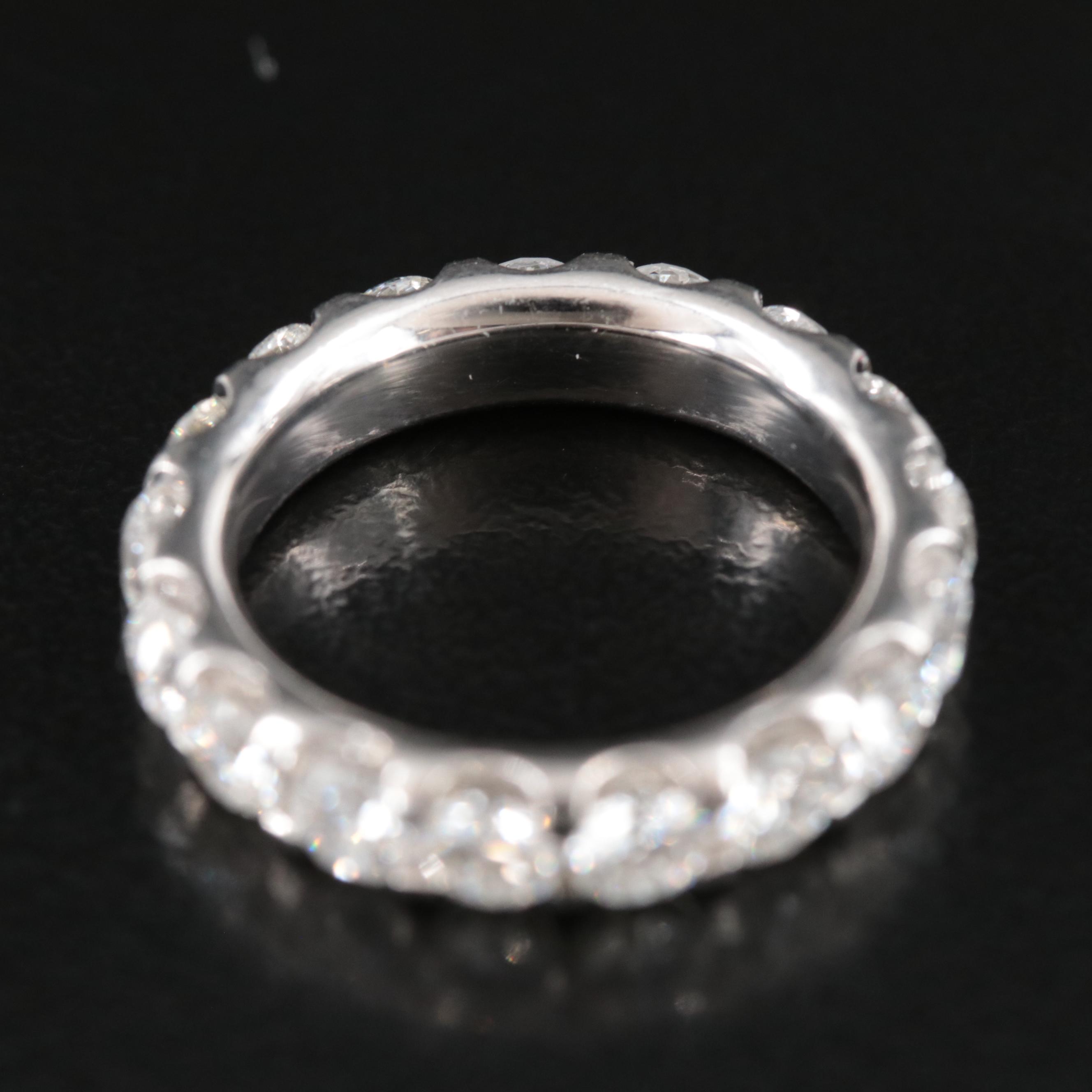 Platinum 2.63 CTW Diamond Eternity Band