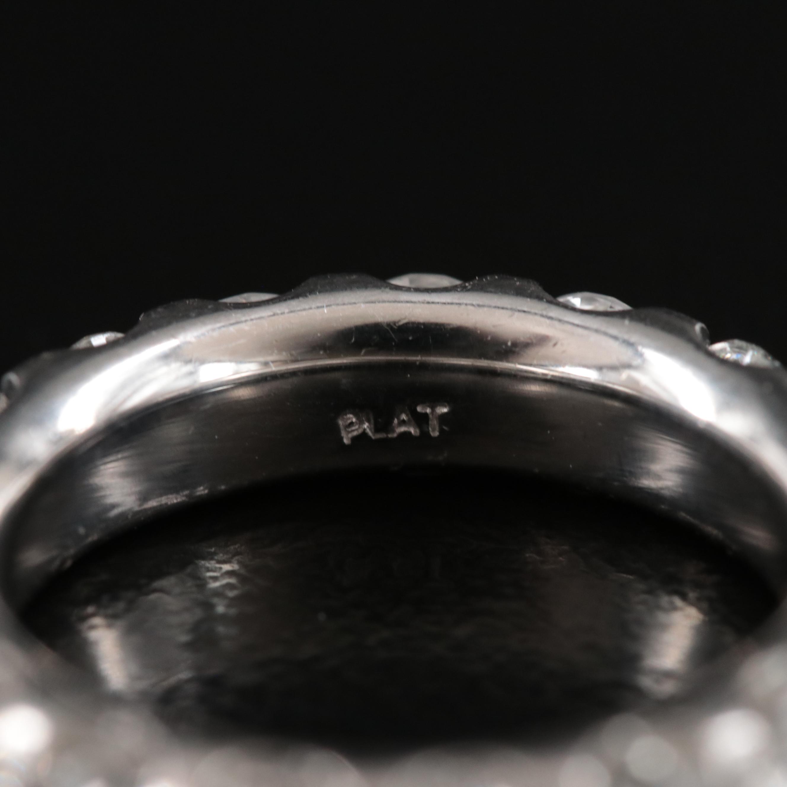 Platinum 2.63 CTW Diamond Eternity Band