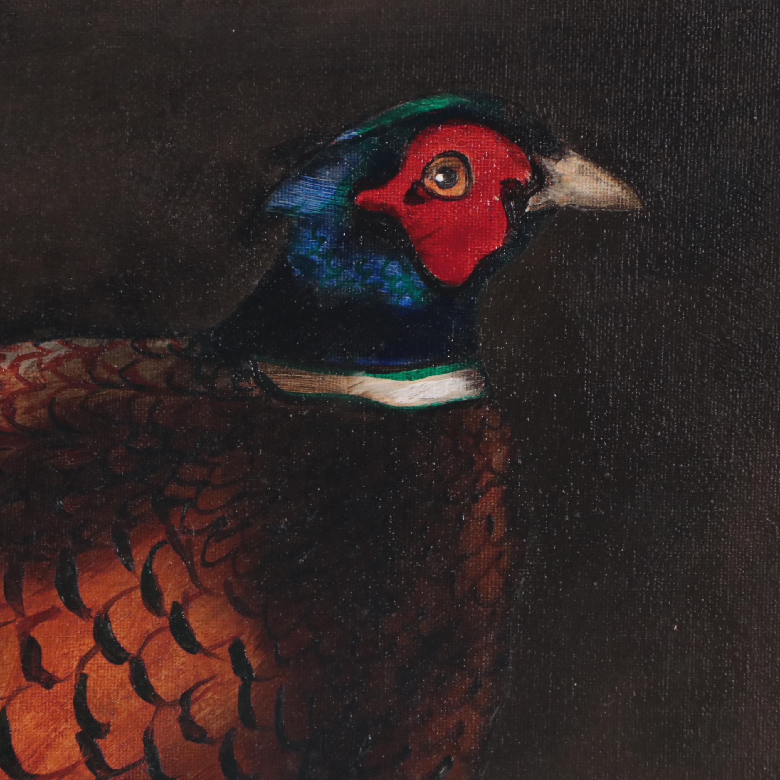 David Andrews Oil Painting "Pheasant," 2019