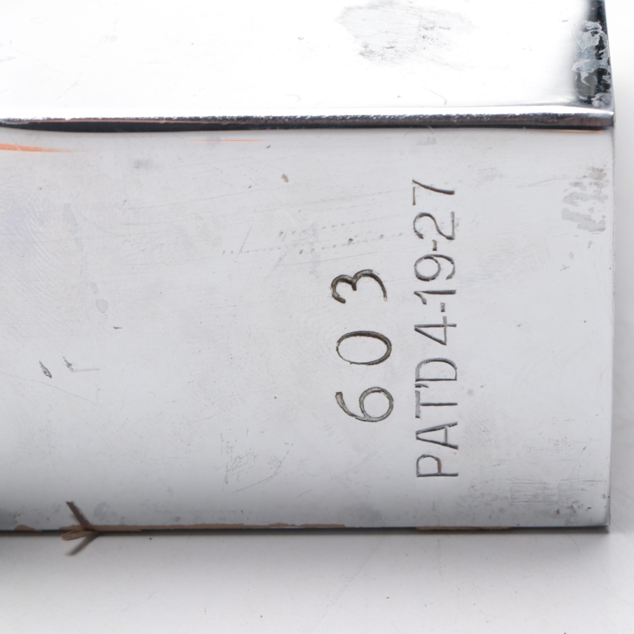 Coin Operated Bathroom Stall Door Lock with Other Bathroom Signs, Early 20th C