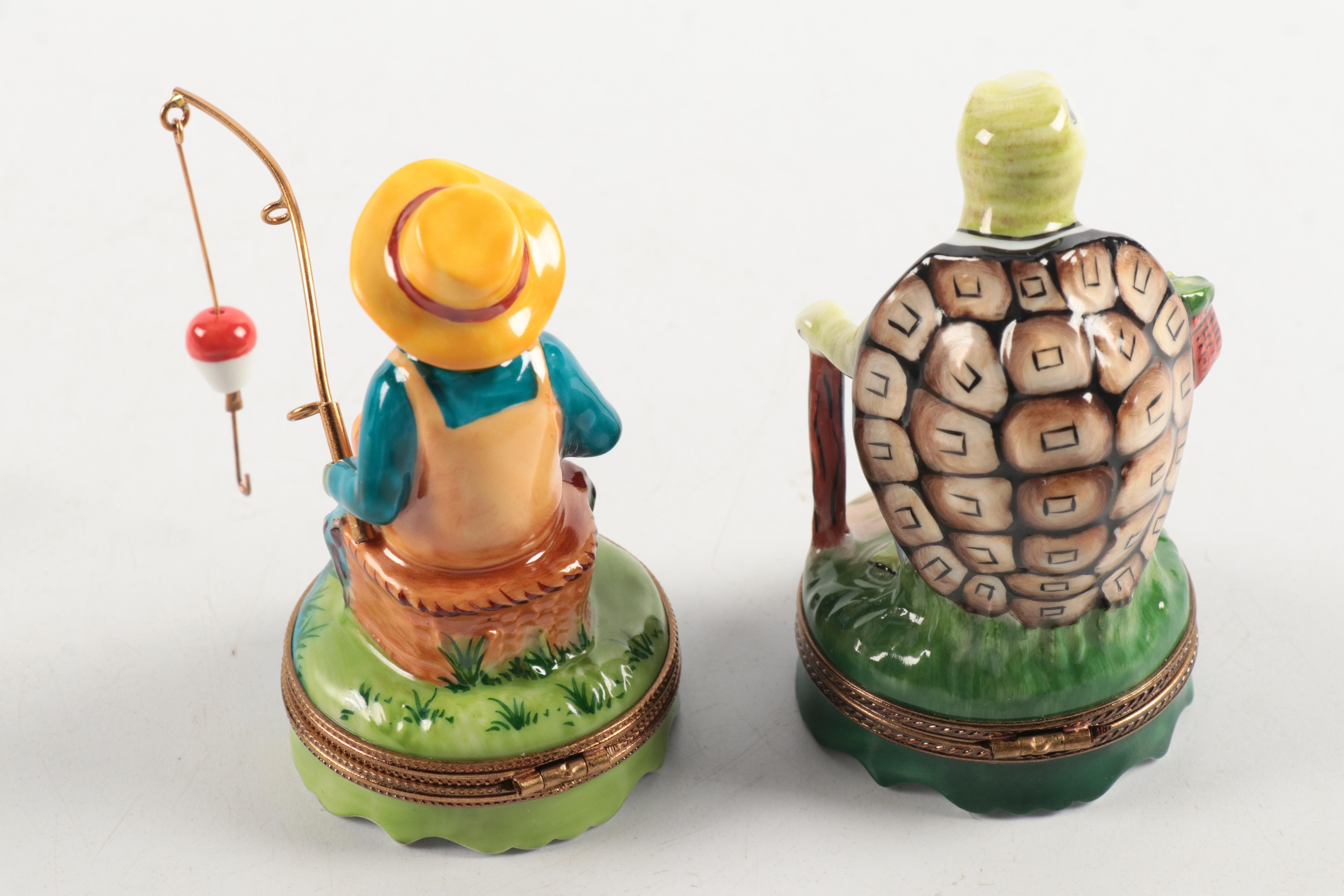 French Limoges Porcelain Boxes