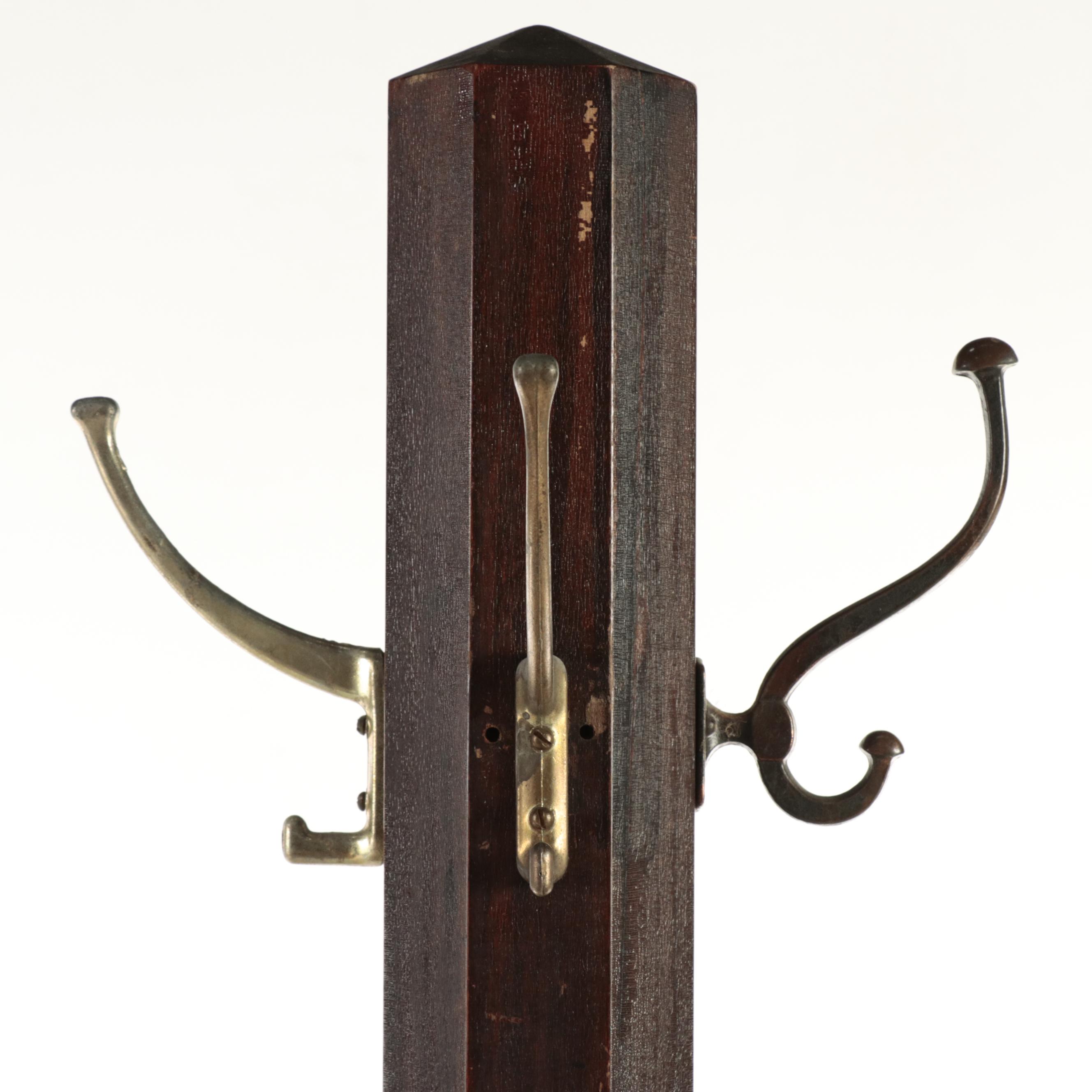 Victorian Hardwood Coat Tree