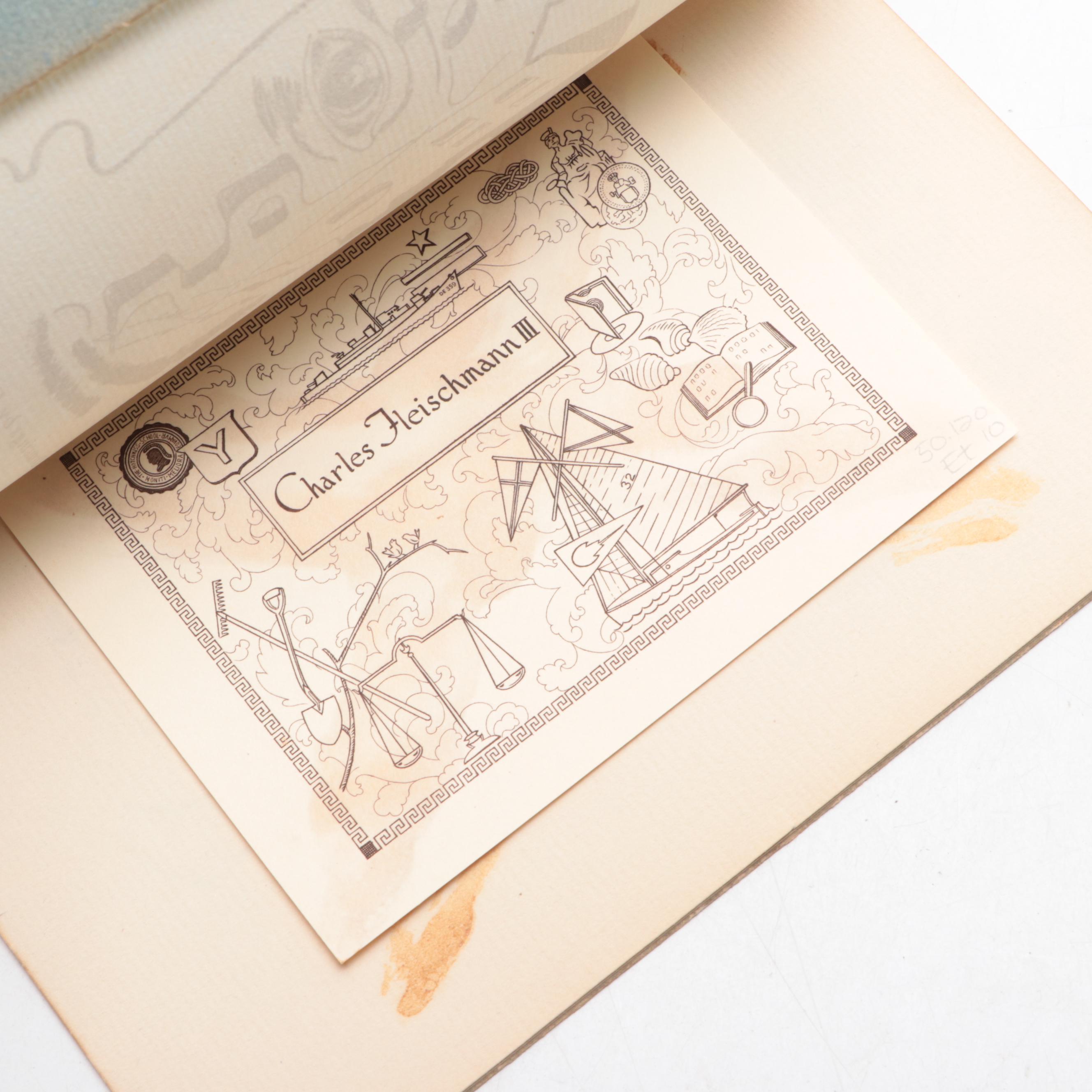 T. S. Eliot Signed "A Song for Simeon" with "Marina" Poetry Pamphlets