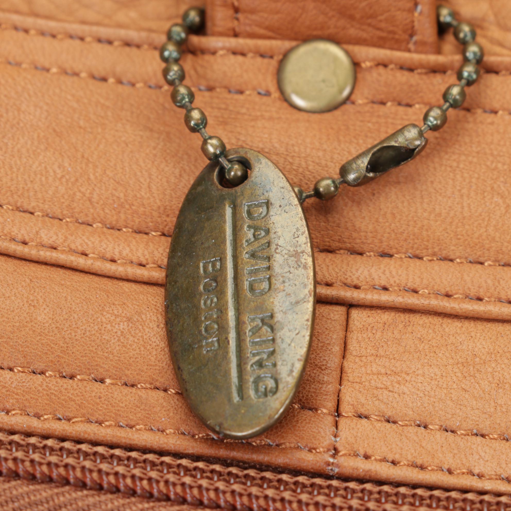 David King Leather Mid-Size Duffel and Orvis Canvas and Leather Utility Duffel