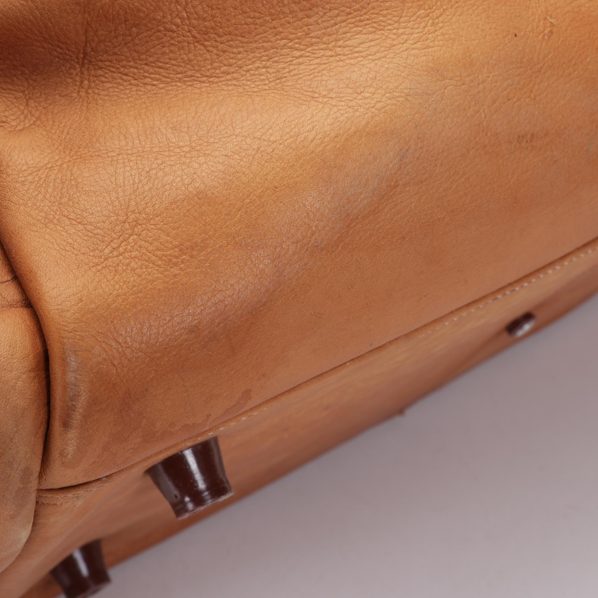 David King Leather Mid-Size Duffel and Orvis Canvas and Leather Utility Duffel