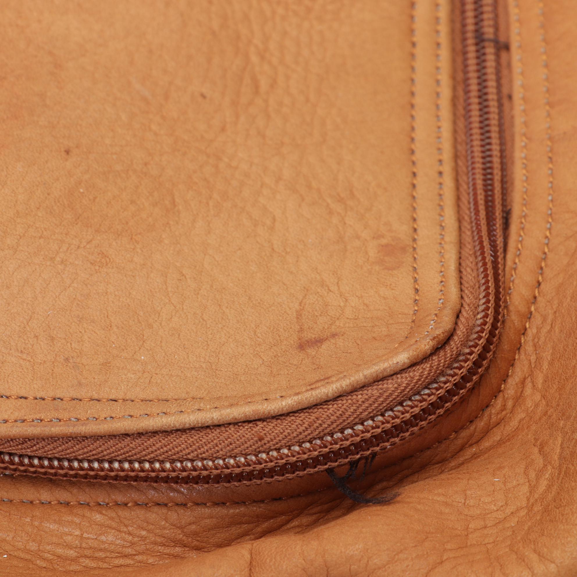 David King Leather Mid-Size Duffel and Orvis Canvas and Leather Utility Duffel