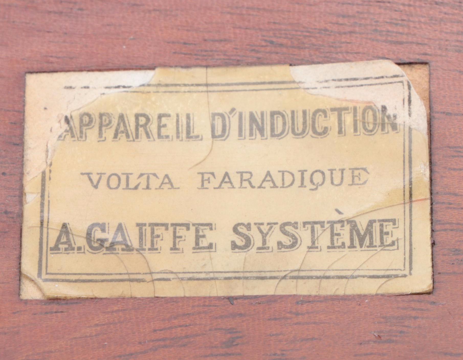 Quack Medicine Rheotome for Electrotherapy with Induction Apparatus