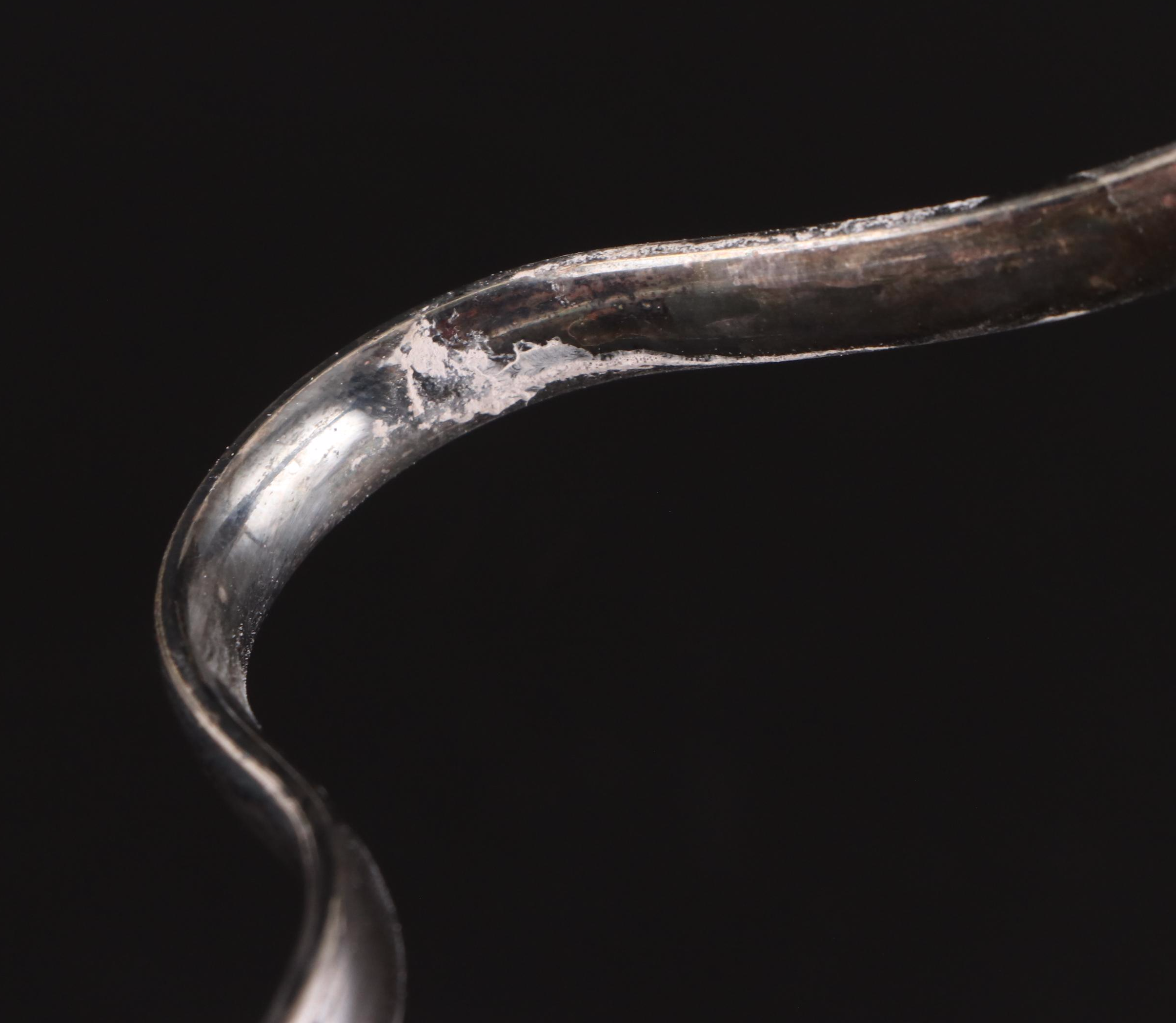 Pinder Brothers Silver Plate Condiment Caddy with Glass Castors and Cruets