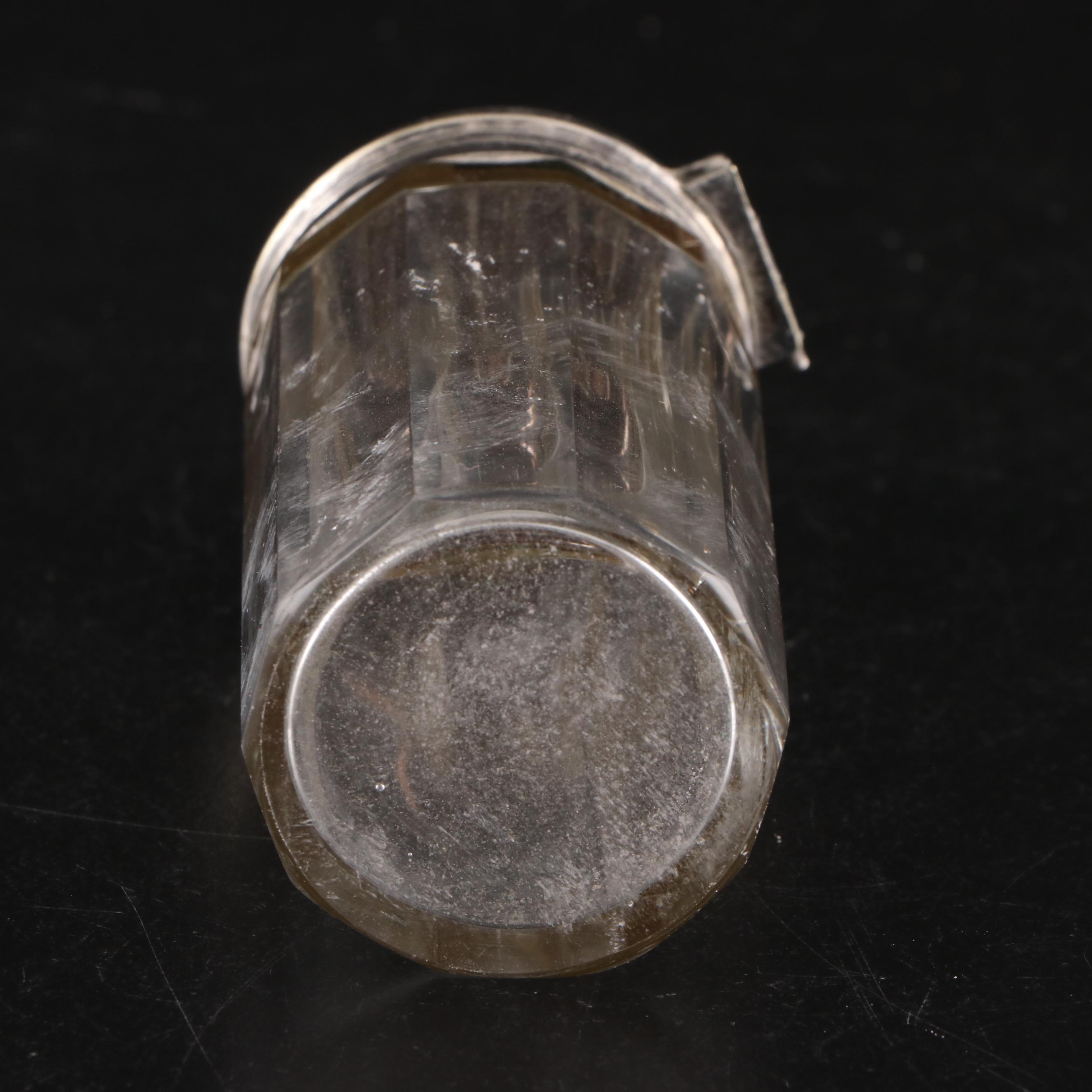 Pinder Brothers Silver Plate Condiment Caddy with Glass Castors and Cruets