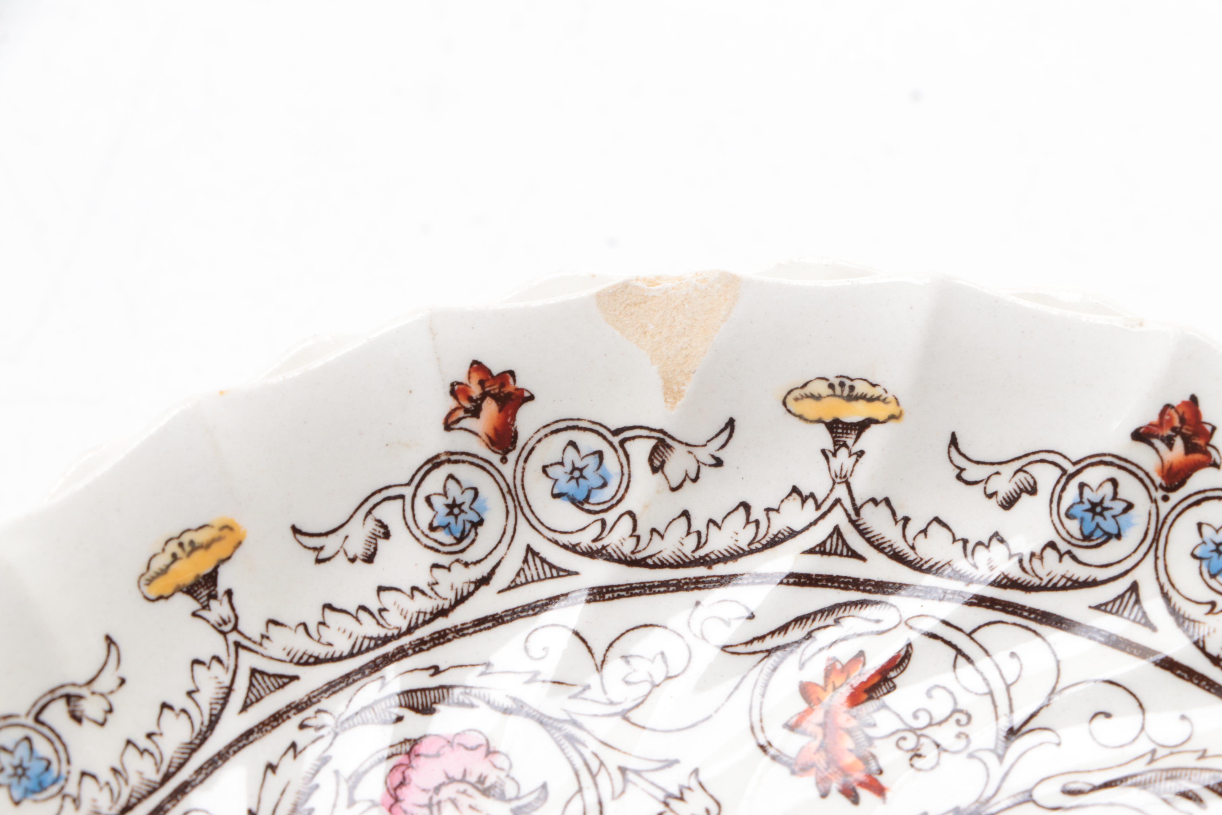 Spode "Florence" Earthenware Dinnerware, Mid-20th Century