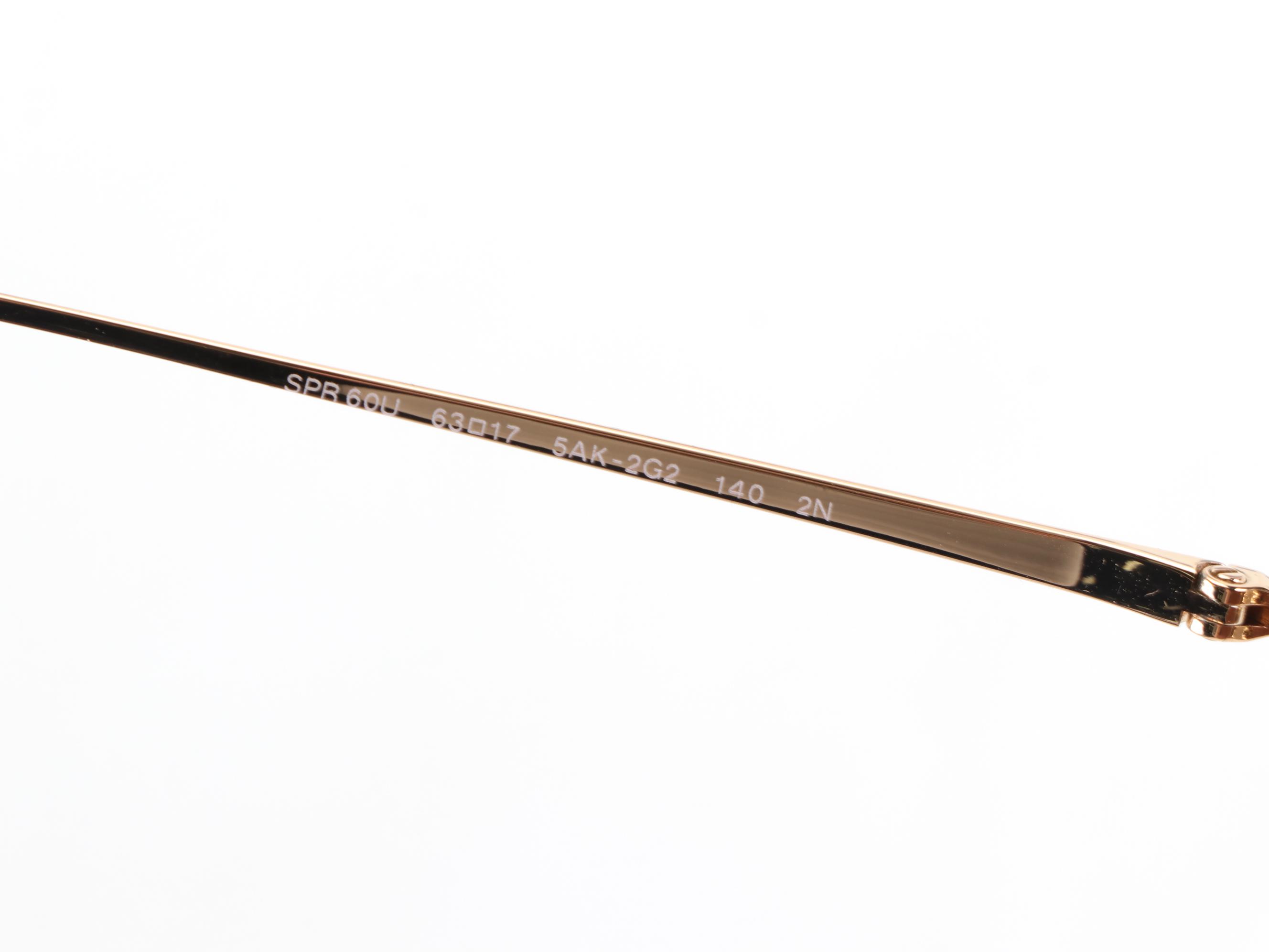 Prada SPR60U Oval Sunglasses with Case and Box