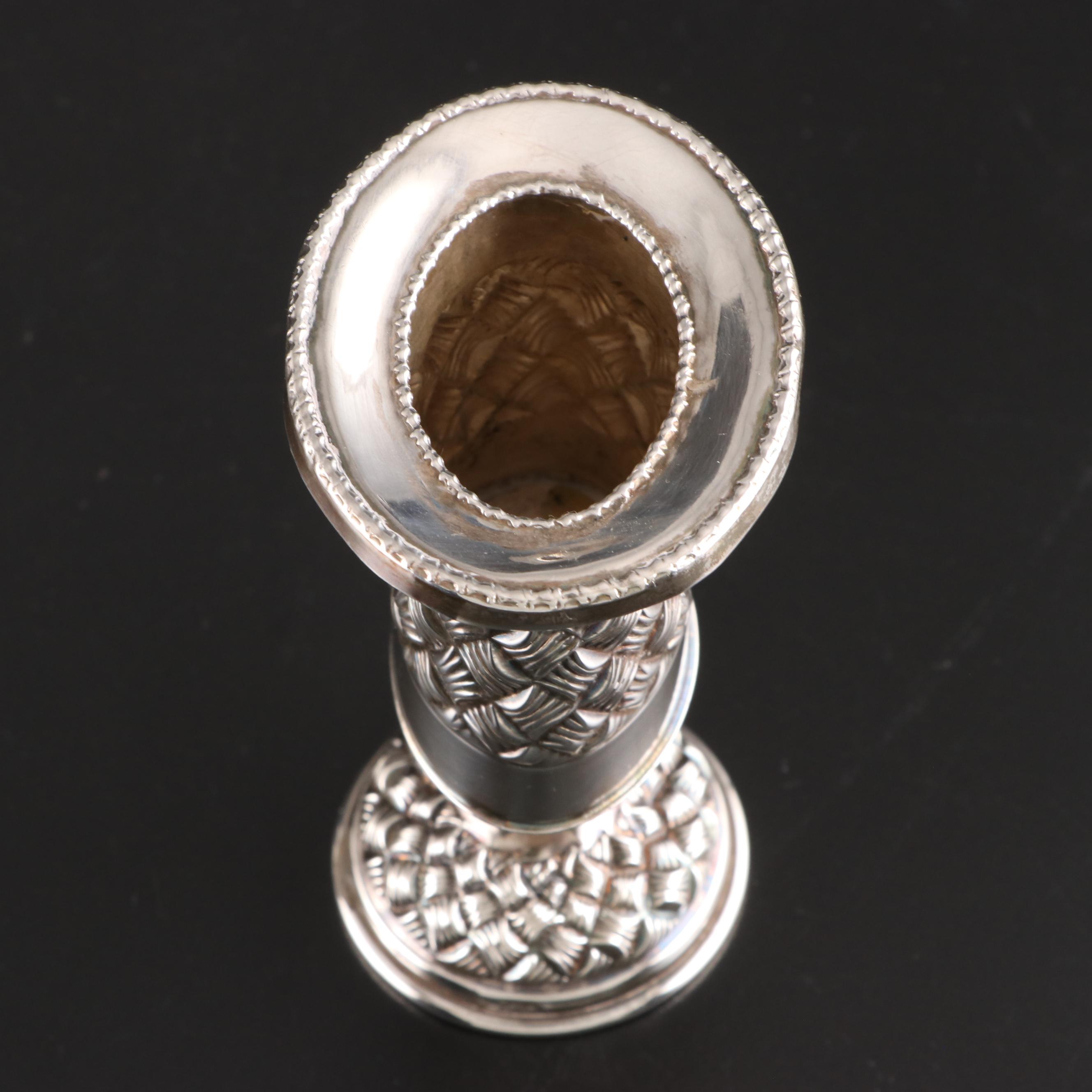Sterling Havdalah Candle Holder