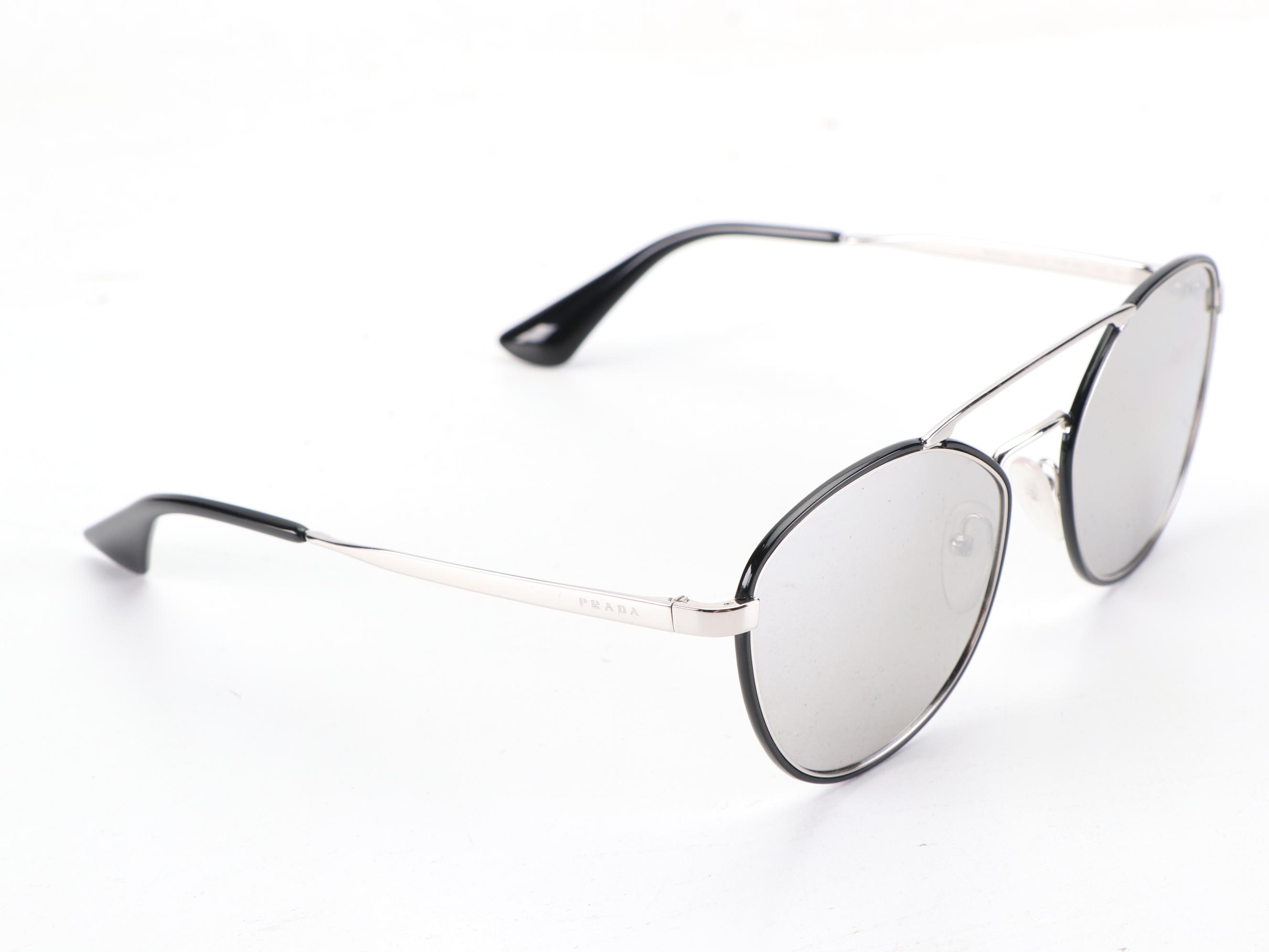 Prada SPR63T Aviator Sunglasses with Case and Box