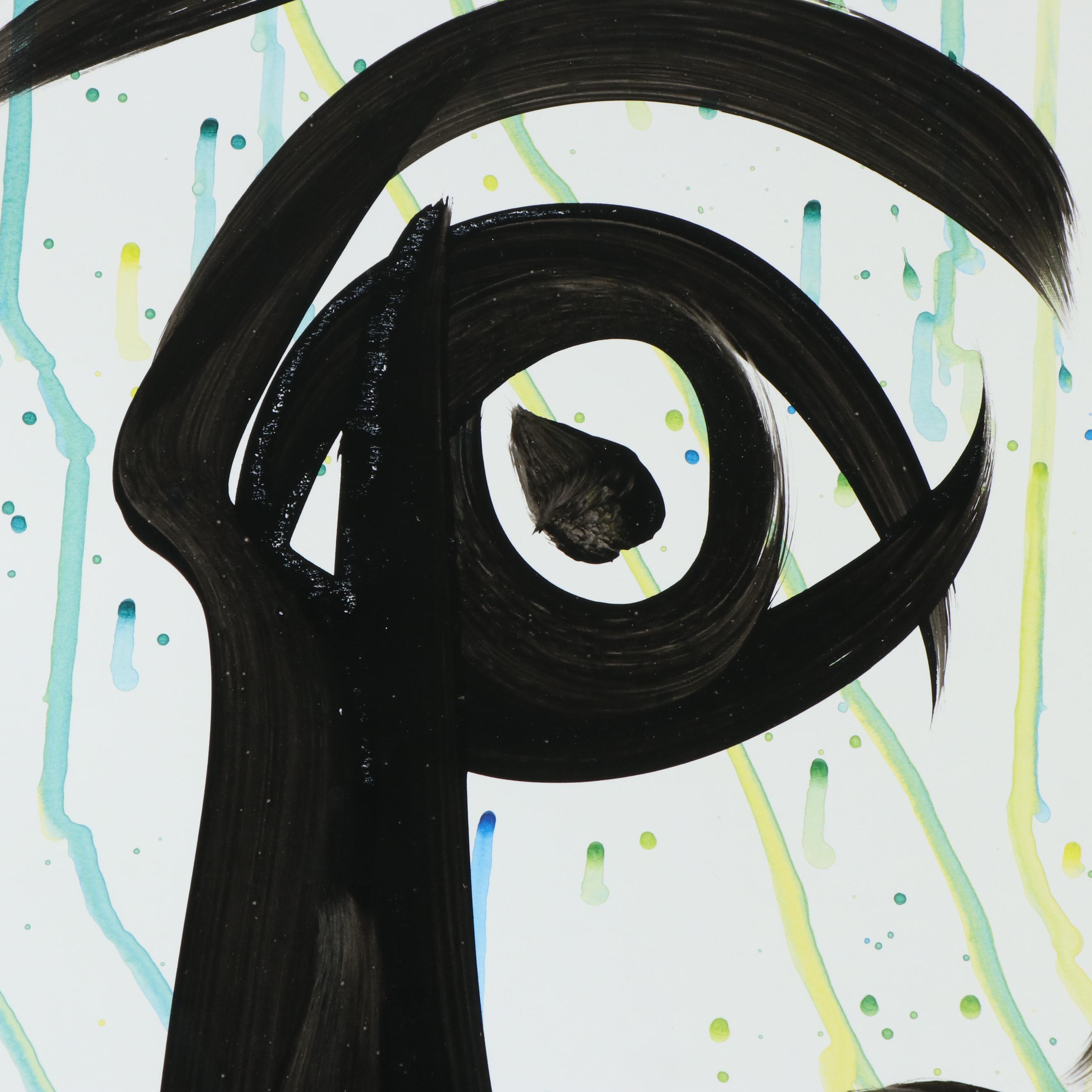 Peter Keil Abstract Acrylic Portrait