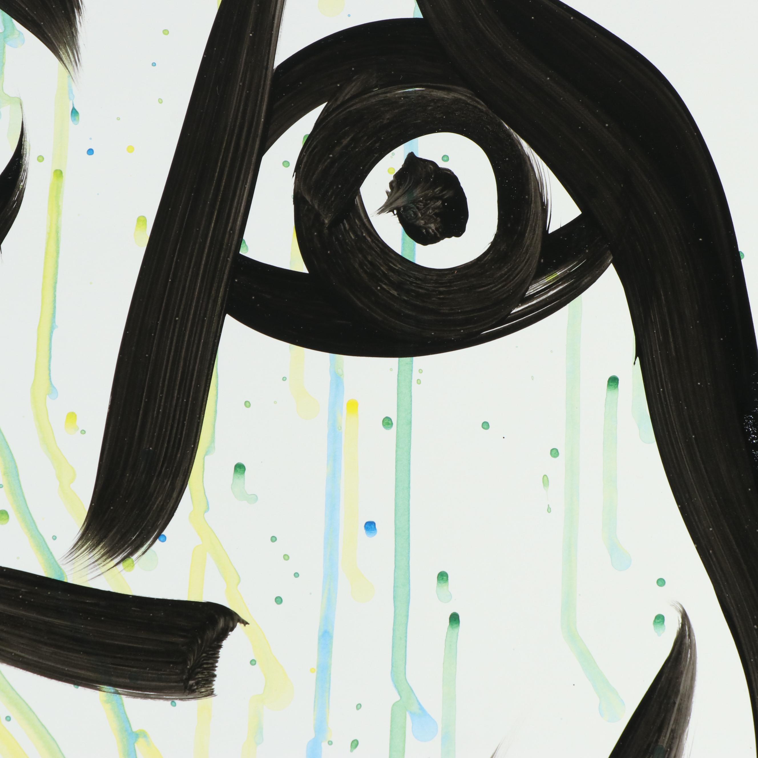 Peter Keil Abstract Acrylic Portrait