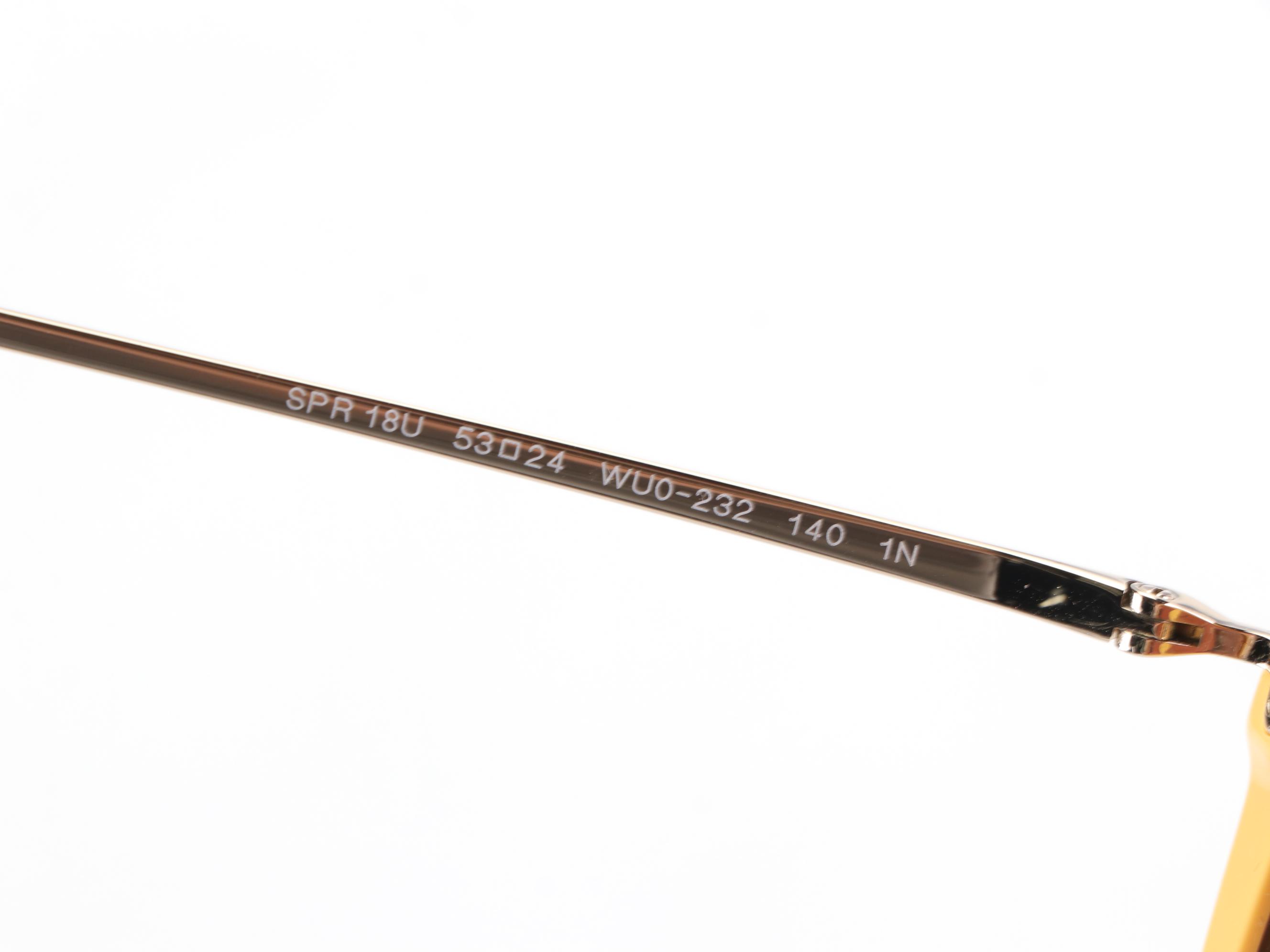 Prada SPR 18U Round Sunglasses with Case and Box