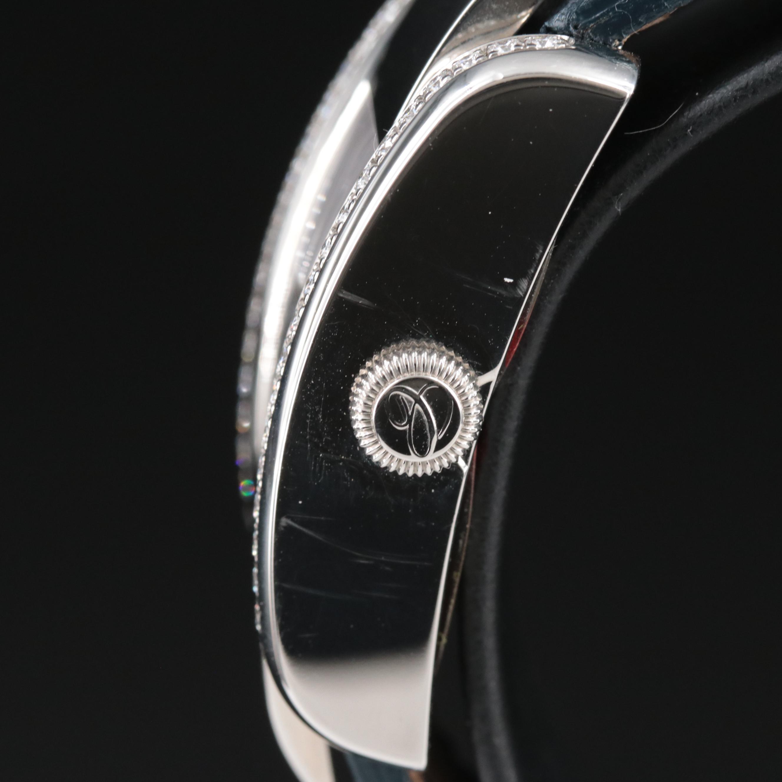 Chopard La Strada Diamond, Stainless Steel, Blue Dial Watch