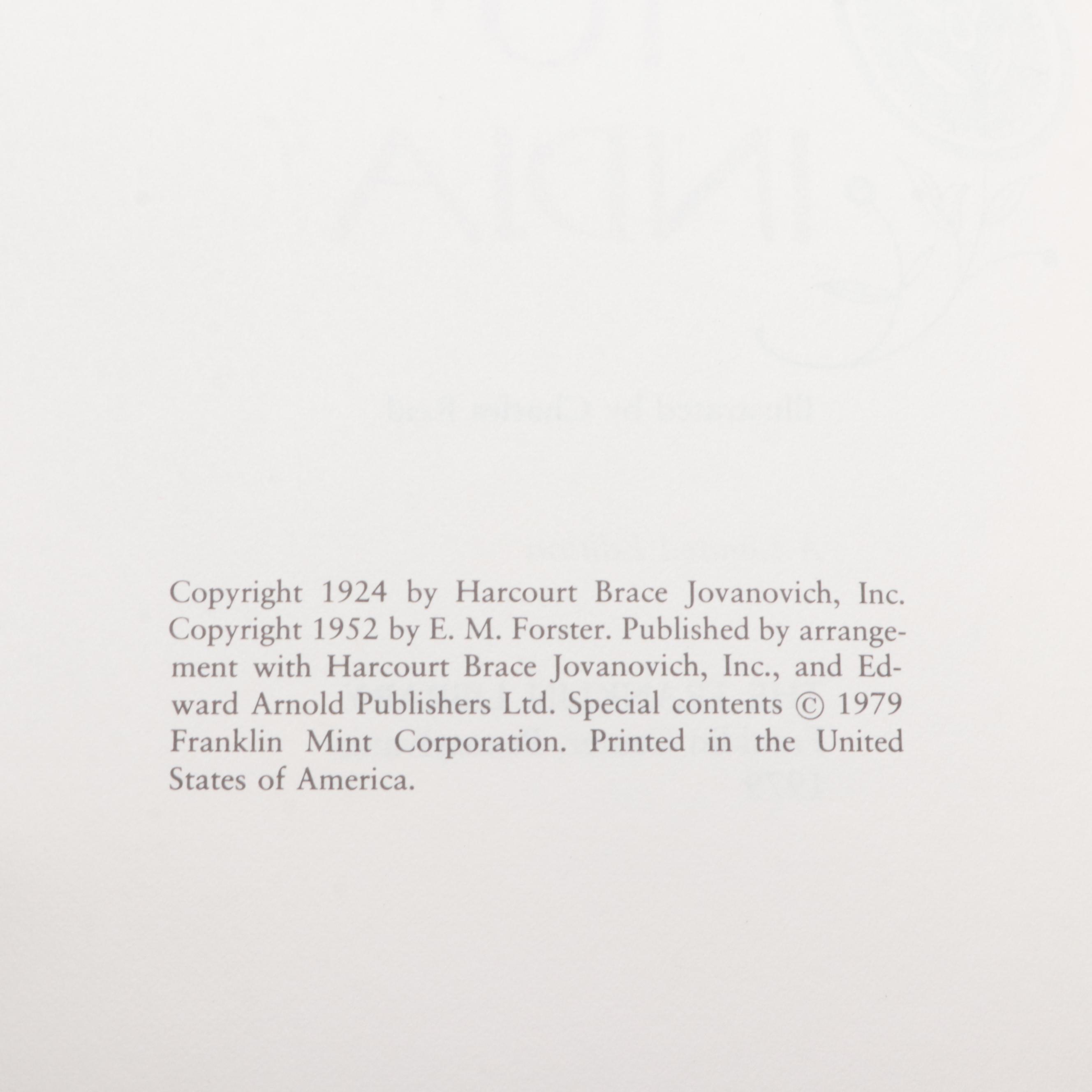 Franklin Library "A Passage to India" by E. M. Forester and More Books