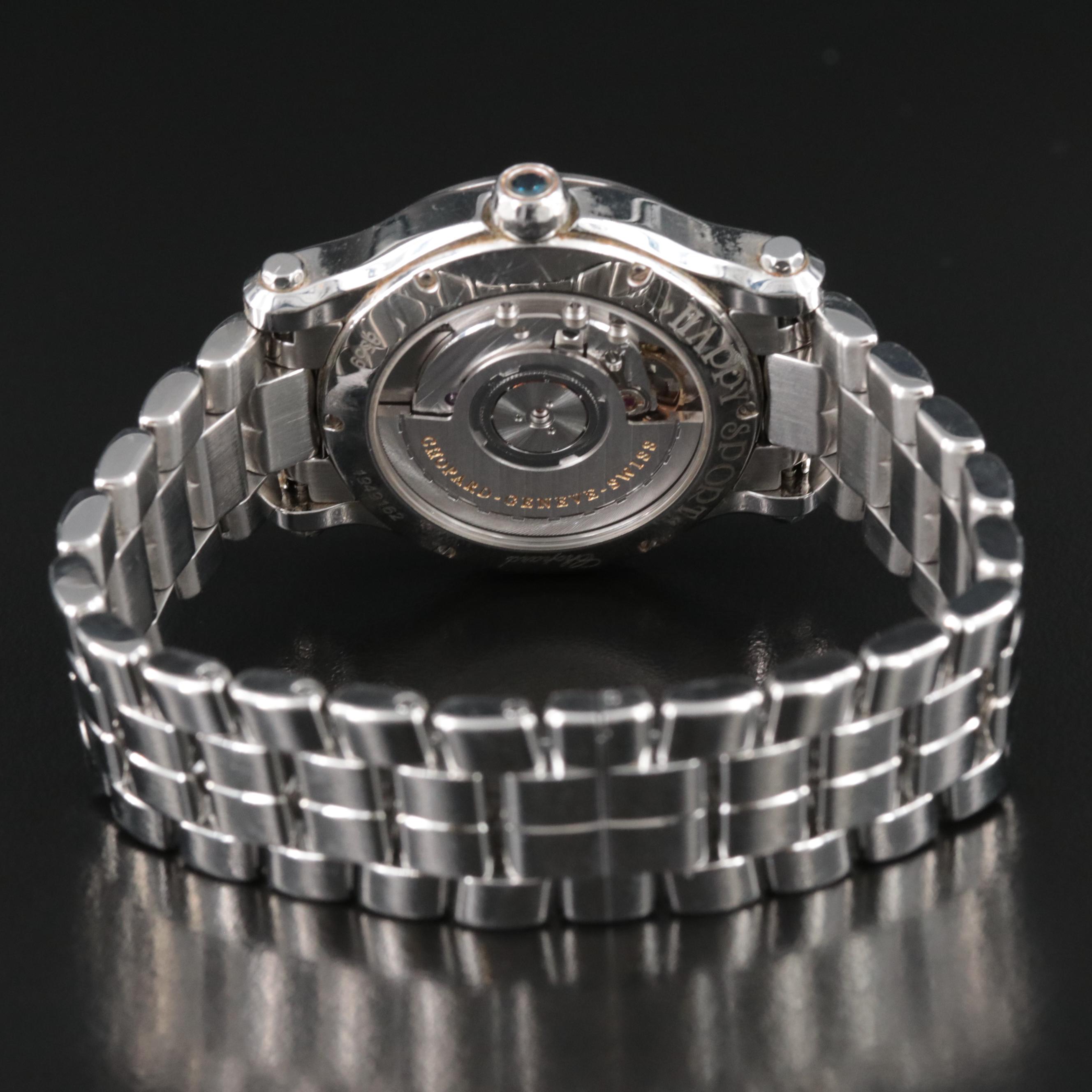 Chopard Happy Sport Medium Automatic Floating Diamond Watch