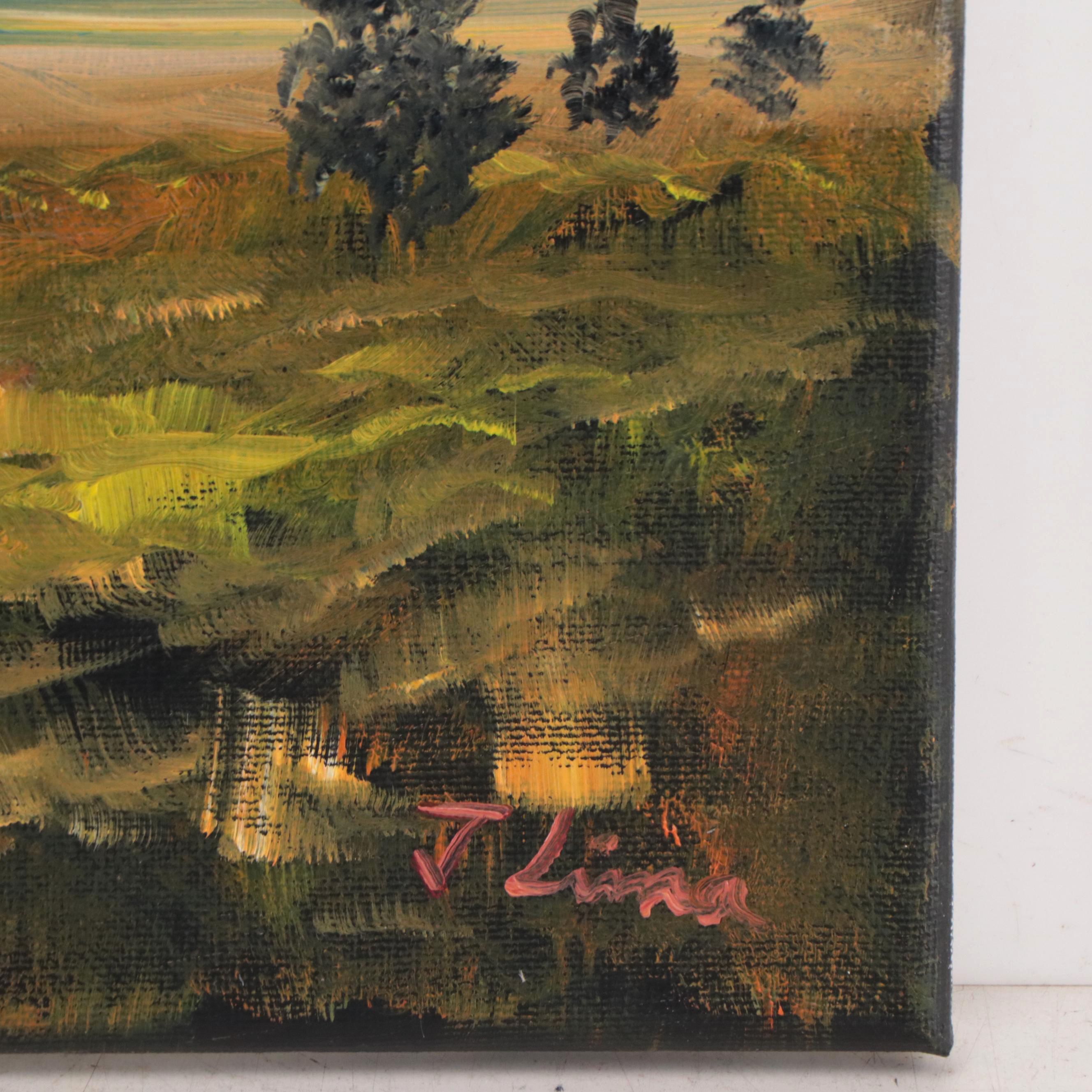 José M. Lima Landscape Oil Painting, 2023