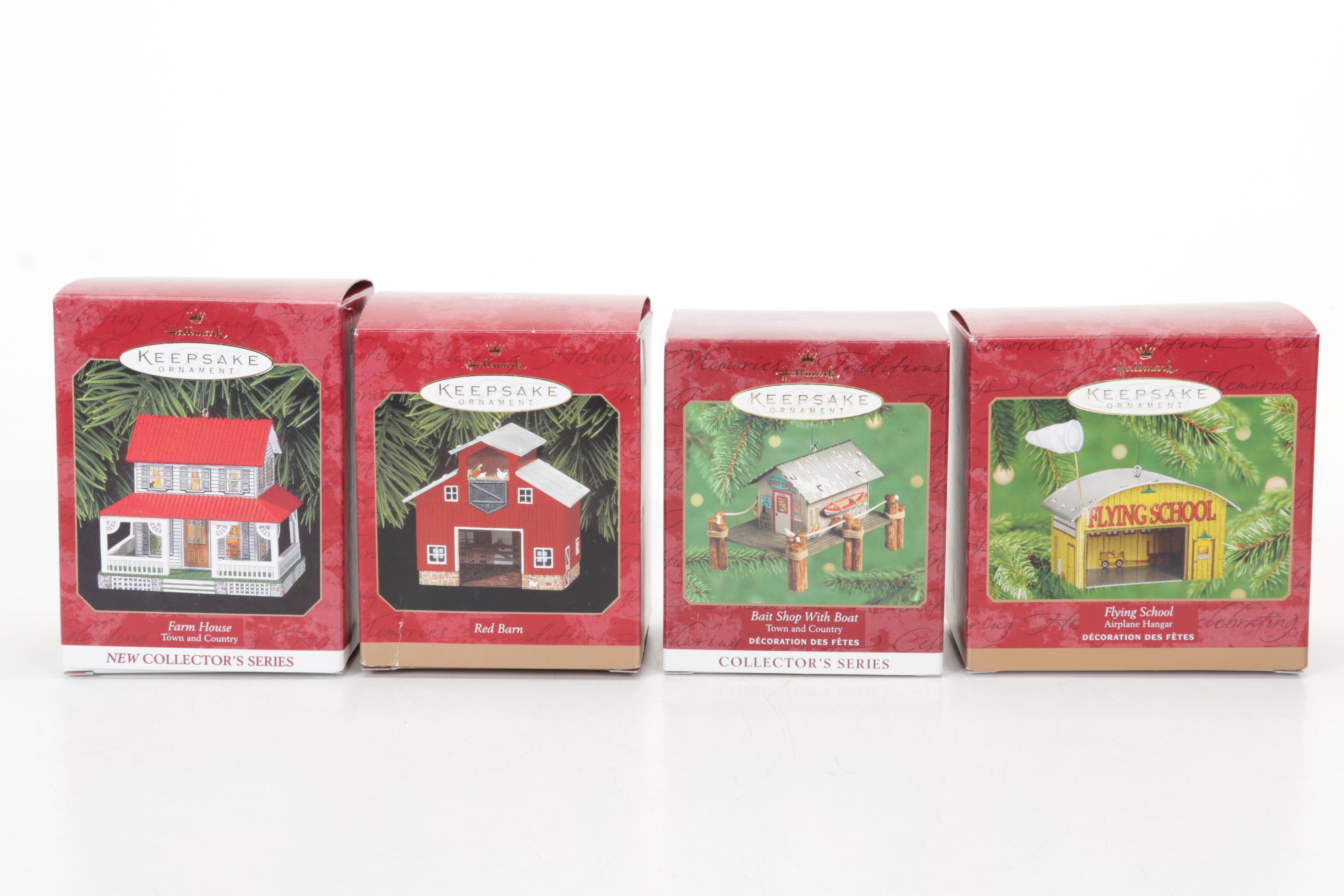 Hallmark Keepsake Musical Carousel and Ornaments in Boxes