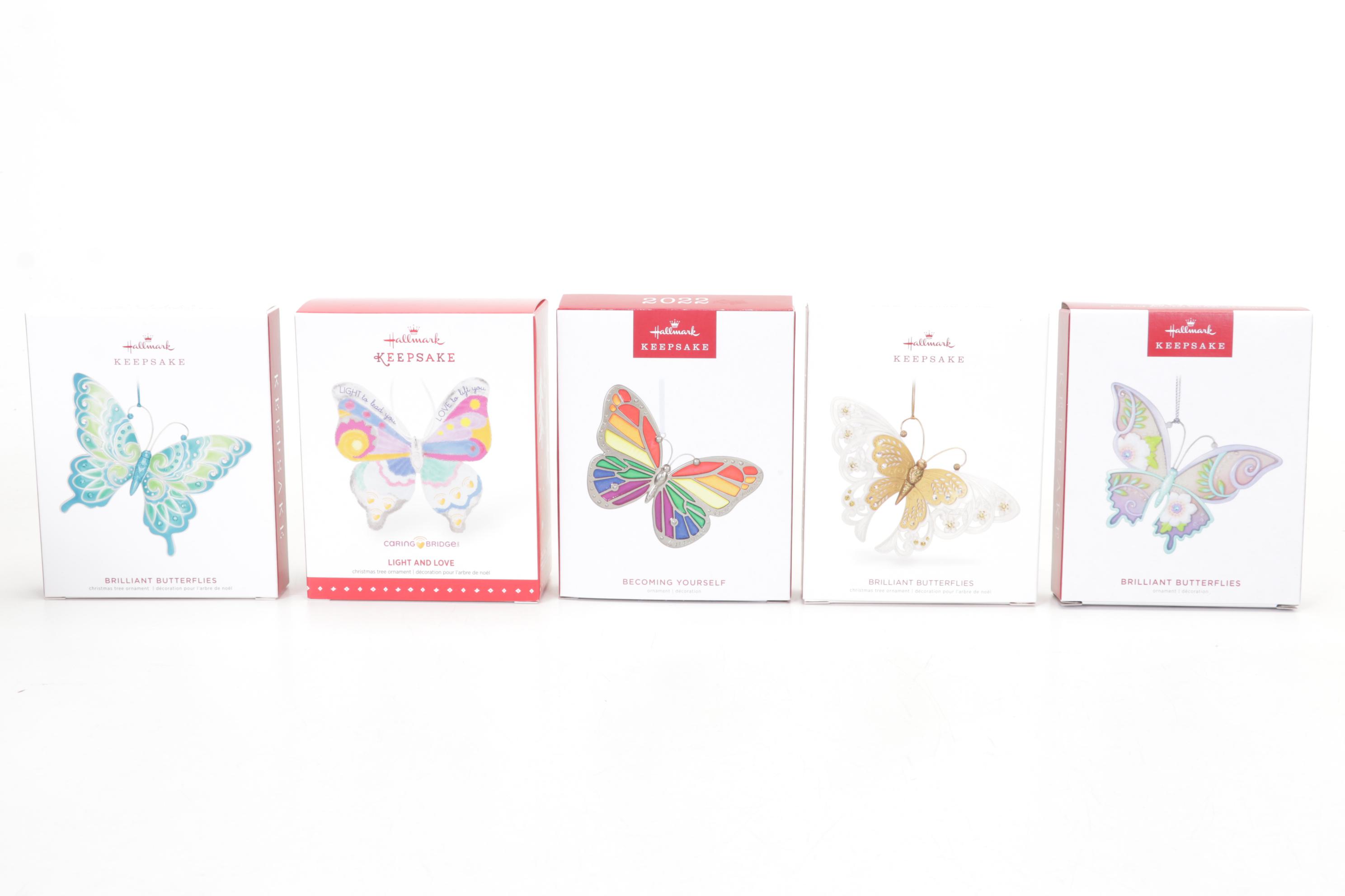 Hallmark Keepsake Musical Carousel and Ornaments in Boxes