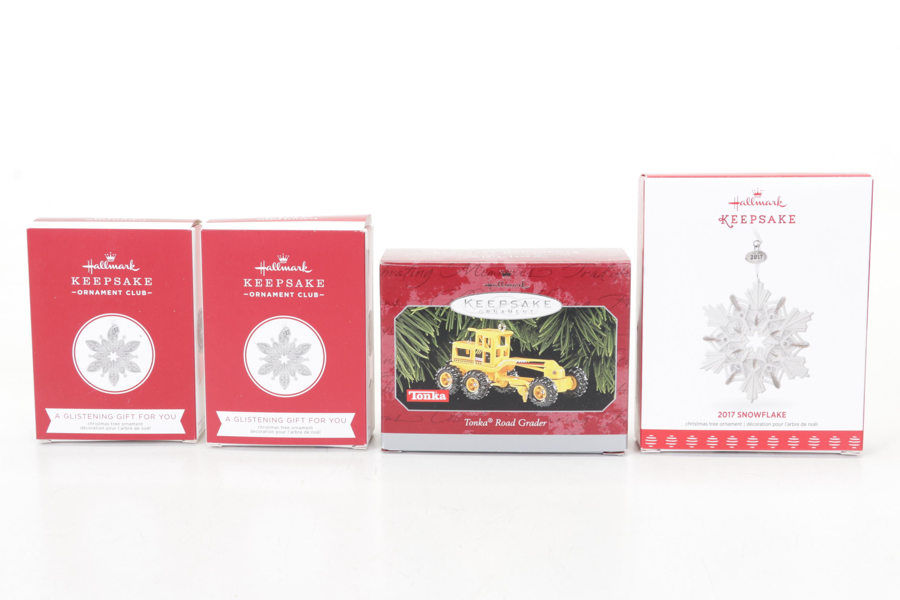 Hallmark Keepsake Musical Carousel and Ornaments in Boxes