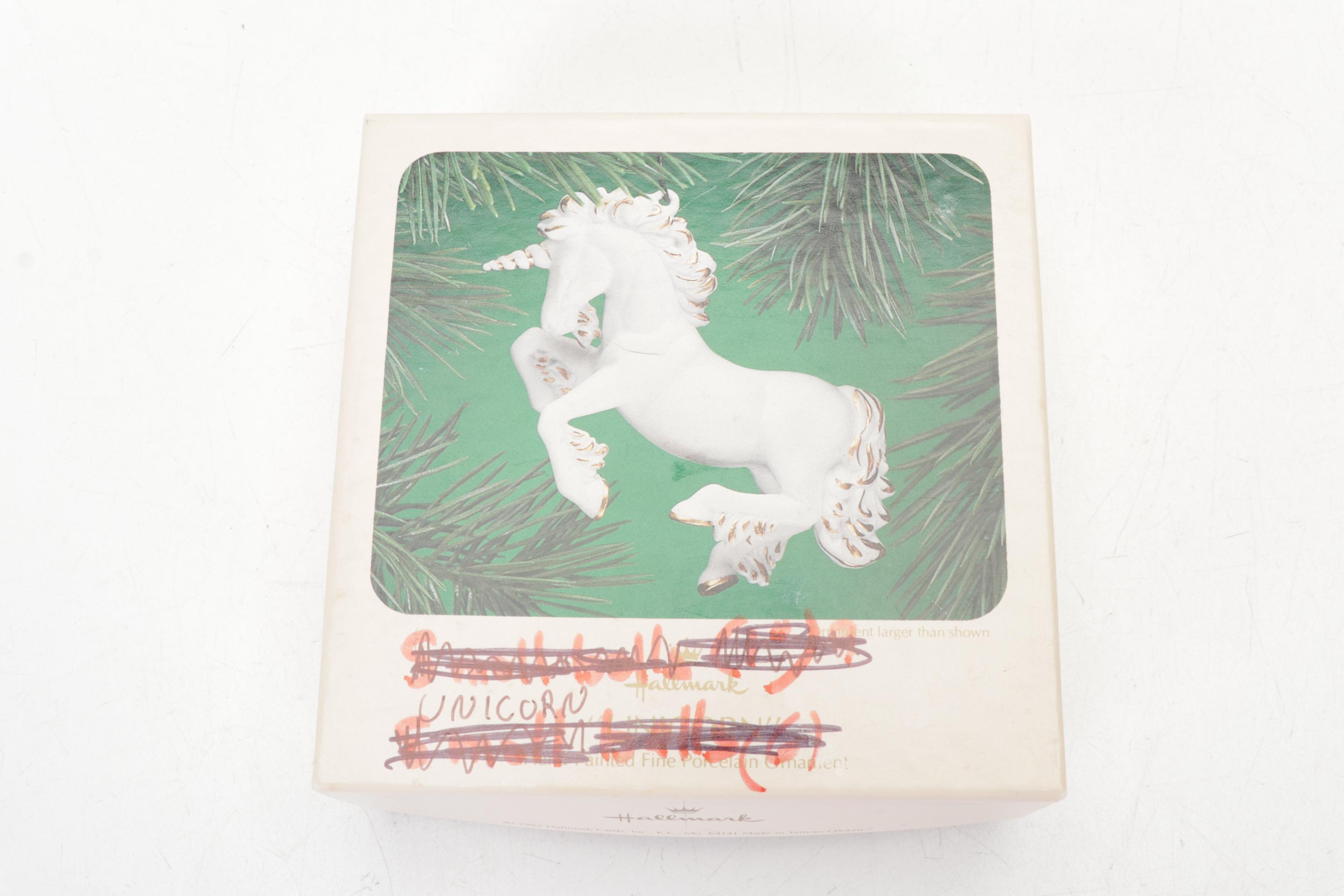 Hallmark Keepsake Musical Carousel and Ornaments in Boxes