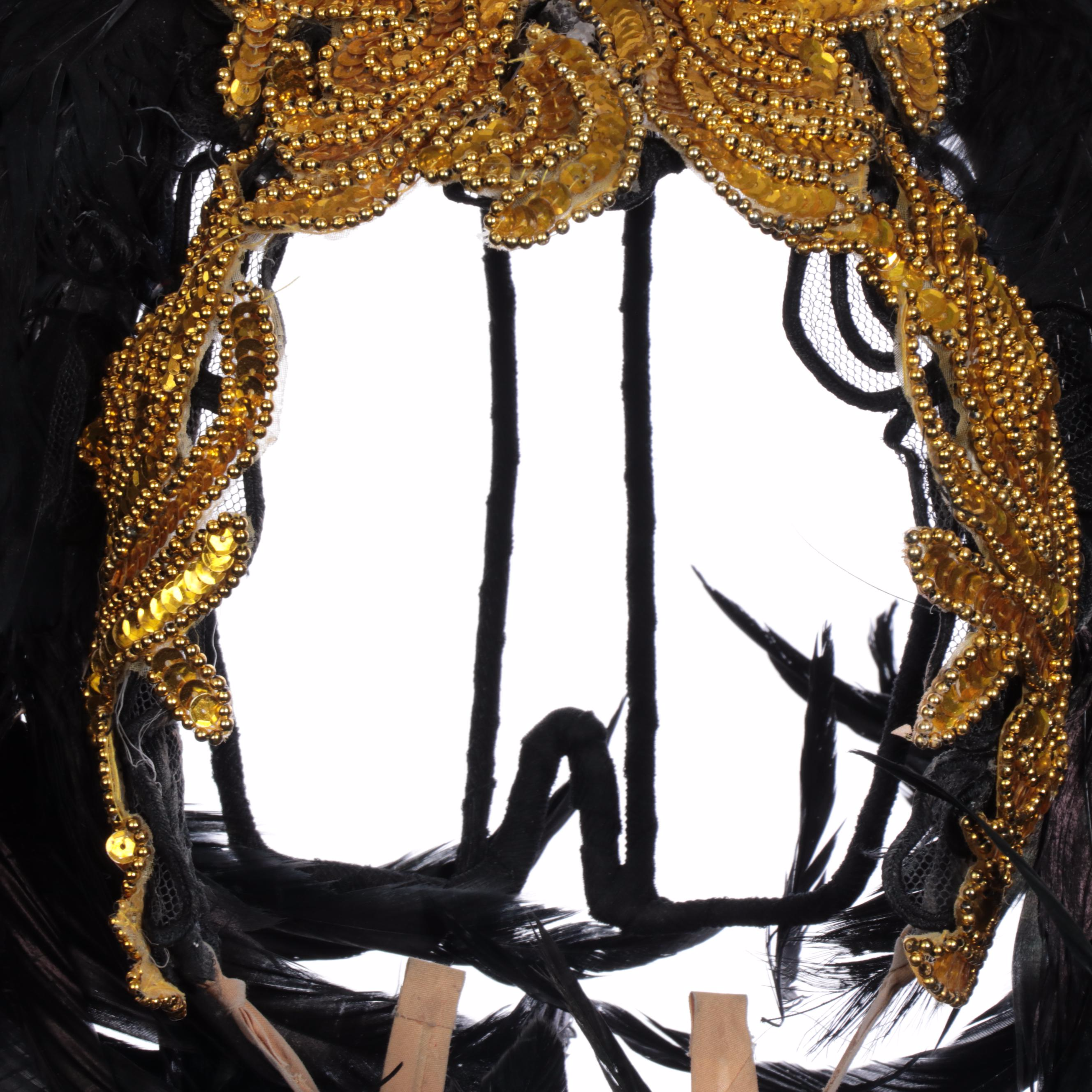 Handmade Brazilian Style Carnival Feathered Headdress