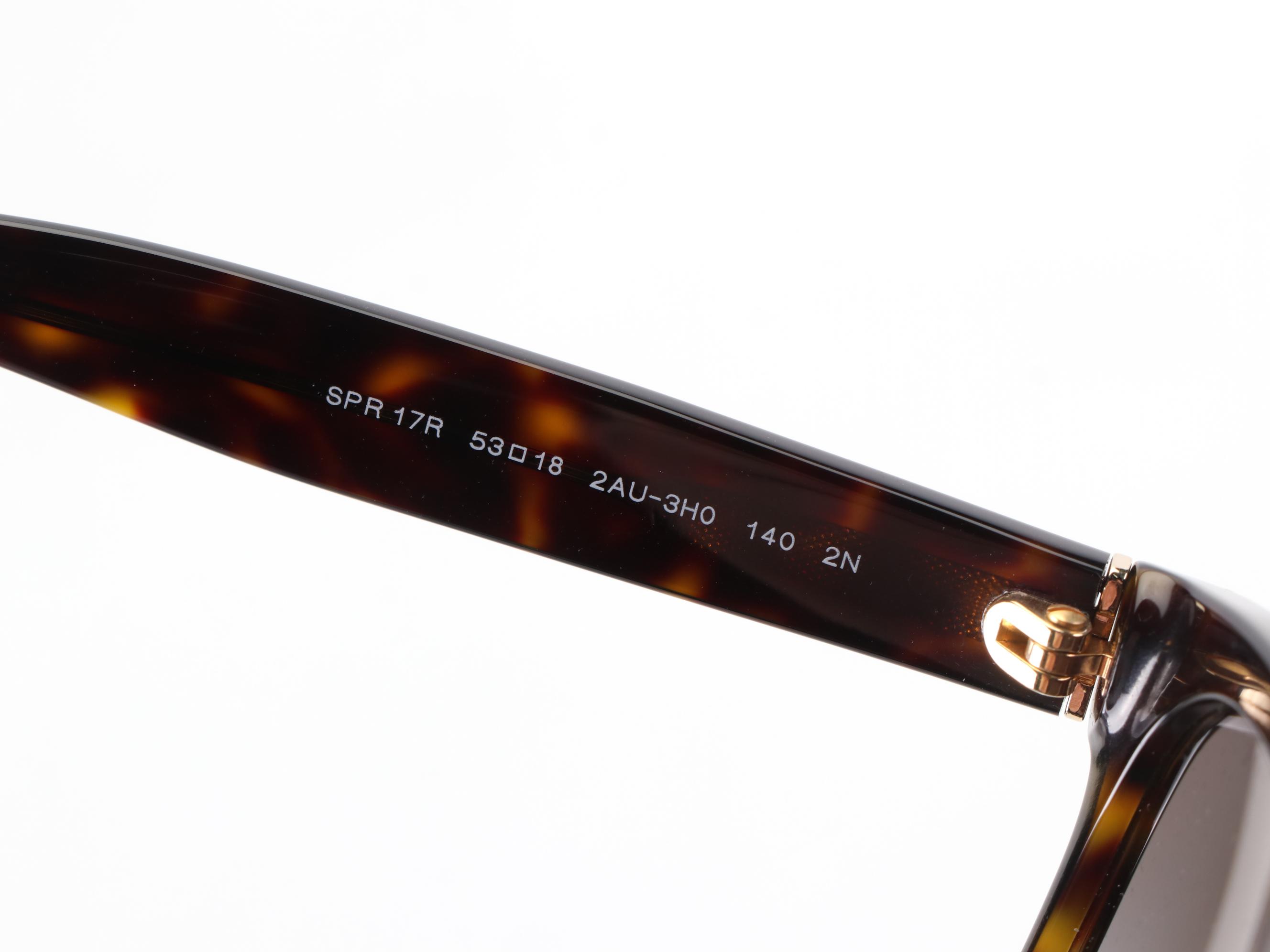 Prada SPR17R Square Sunglasses with Case and Box